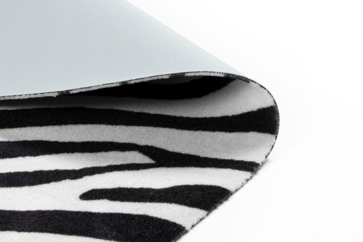 Fellteppich »Zebra Look«, Living Line, fellförmig, Höhe 7 mm, Kunstfell, bedruckt, waschbar, ideal im Wohnzimmer & Schlafzimmer-kaufen