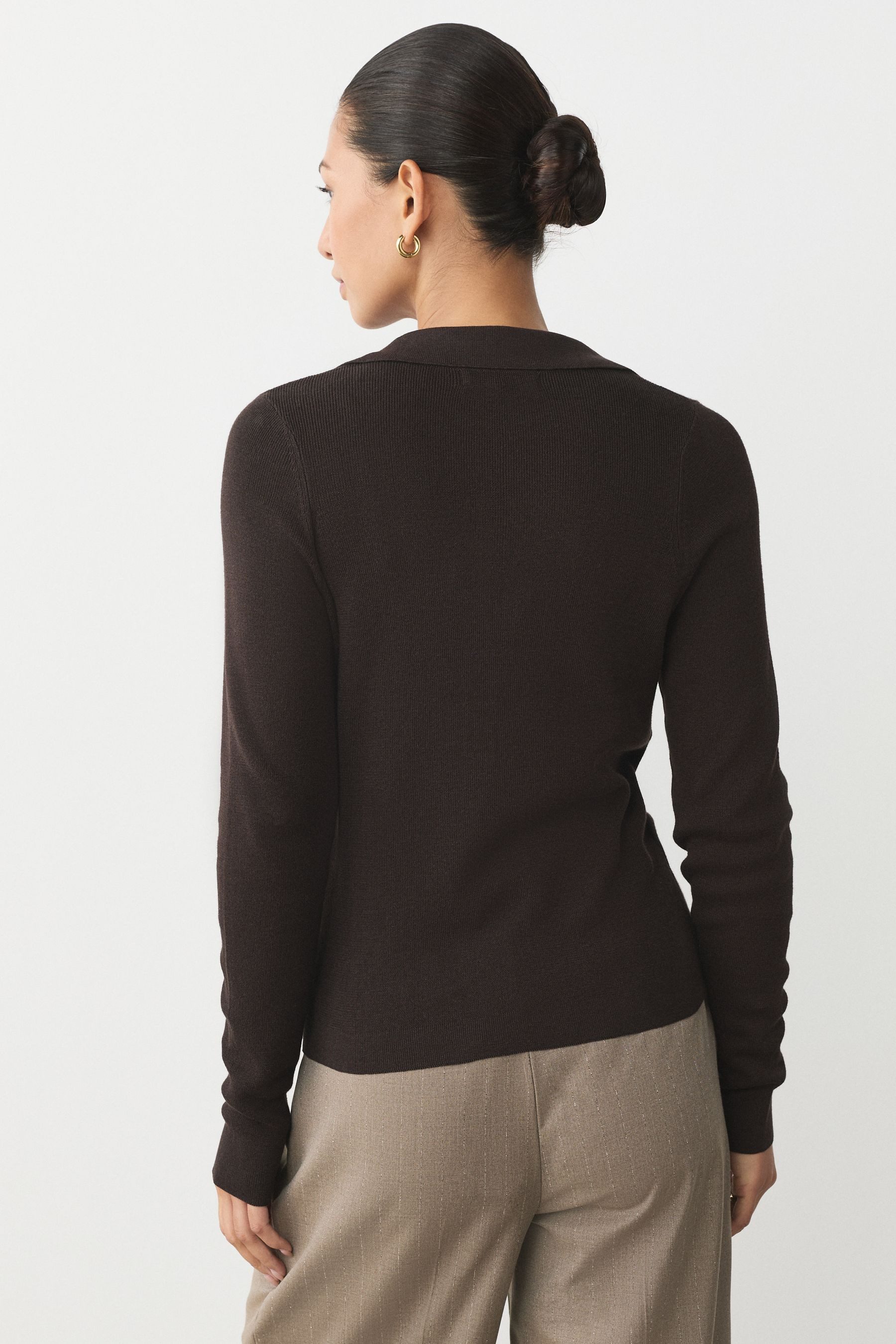 Next Polokragenpullover Weiches, geknöpftes Polooberteil mit günstig online kaufen