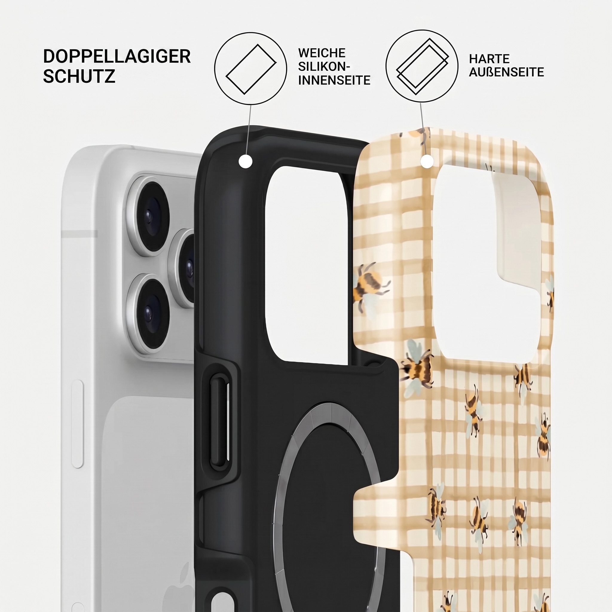 BURGA Backcover Burga Tough Back Cover MagSafe Apple iPhone 17 Pro - Honeycomb