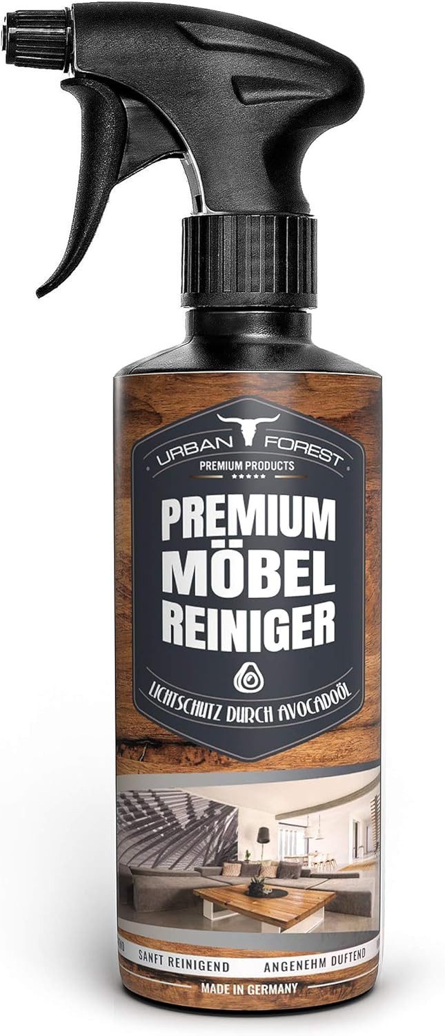 URBAN FOREST Holzreiniger, Möbelreiniger Möbelpflege Reinigungsmittel 500ml Holzreiniger (1-St. 500ml, für Möbel, Leder, Holz)