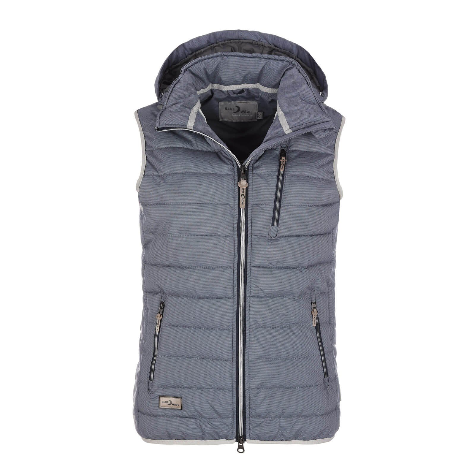 Blue Wave Steppweste Damen Weste Ina Daunen-Optik - Gesteppte Kapuzenweste günstig online kaufen