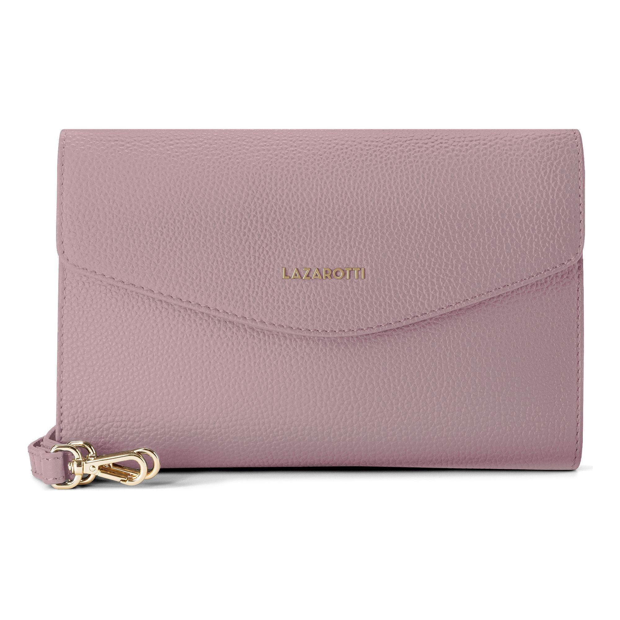 Lazarotti Clutch Bologna Leather Clutch Umhängetasche Leder 23 cm