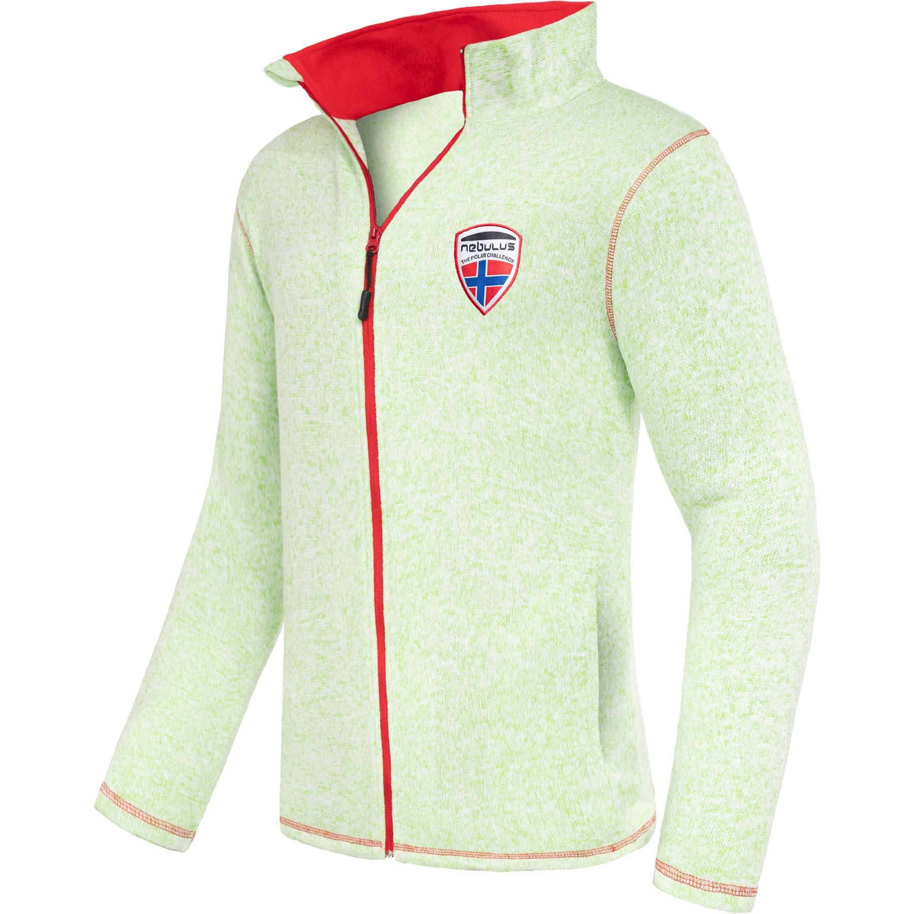 Fleecejacke LANAI, P5158 - Herren, lime-rot, S