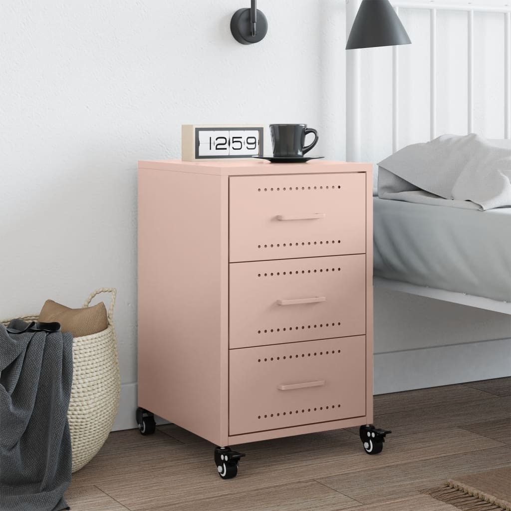 vidaXL Nachttisch Nachttisch Rosa 36x39x59 cm günstig online kaufen