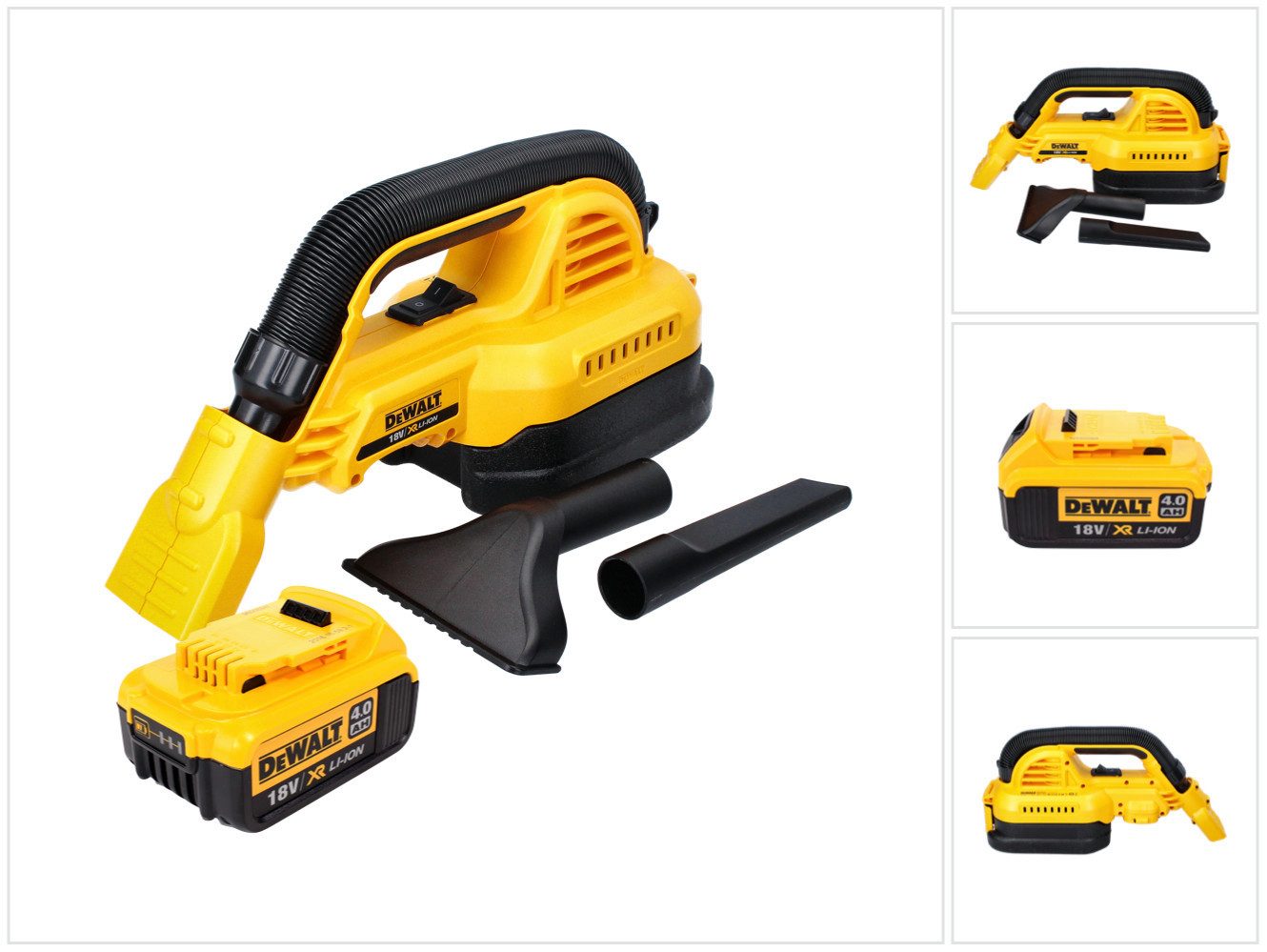 DeWalt Akku-Handstaubsauger DCV 517 Akku Ручные пылесосы 18 V 1,9 L + 1x Akku 4,0 Ah - ohne Ladeg
