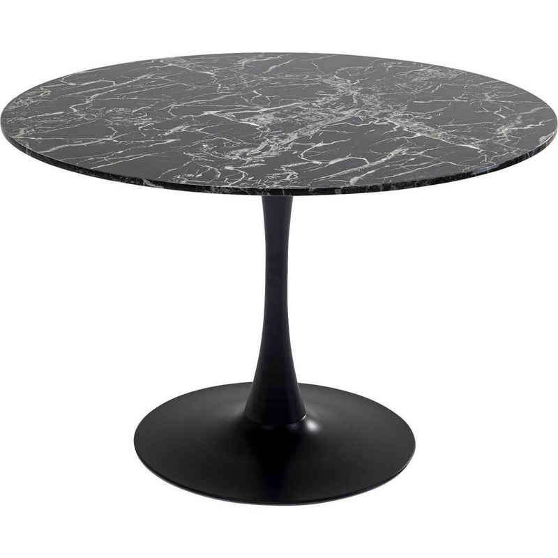 KARE Esstisch »Tisch Veneto Marmor Schwarz 110cm«