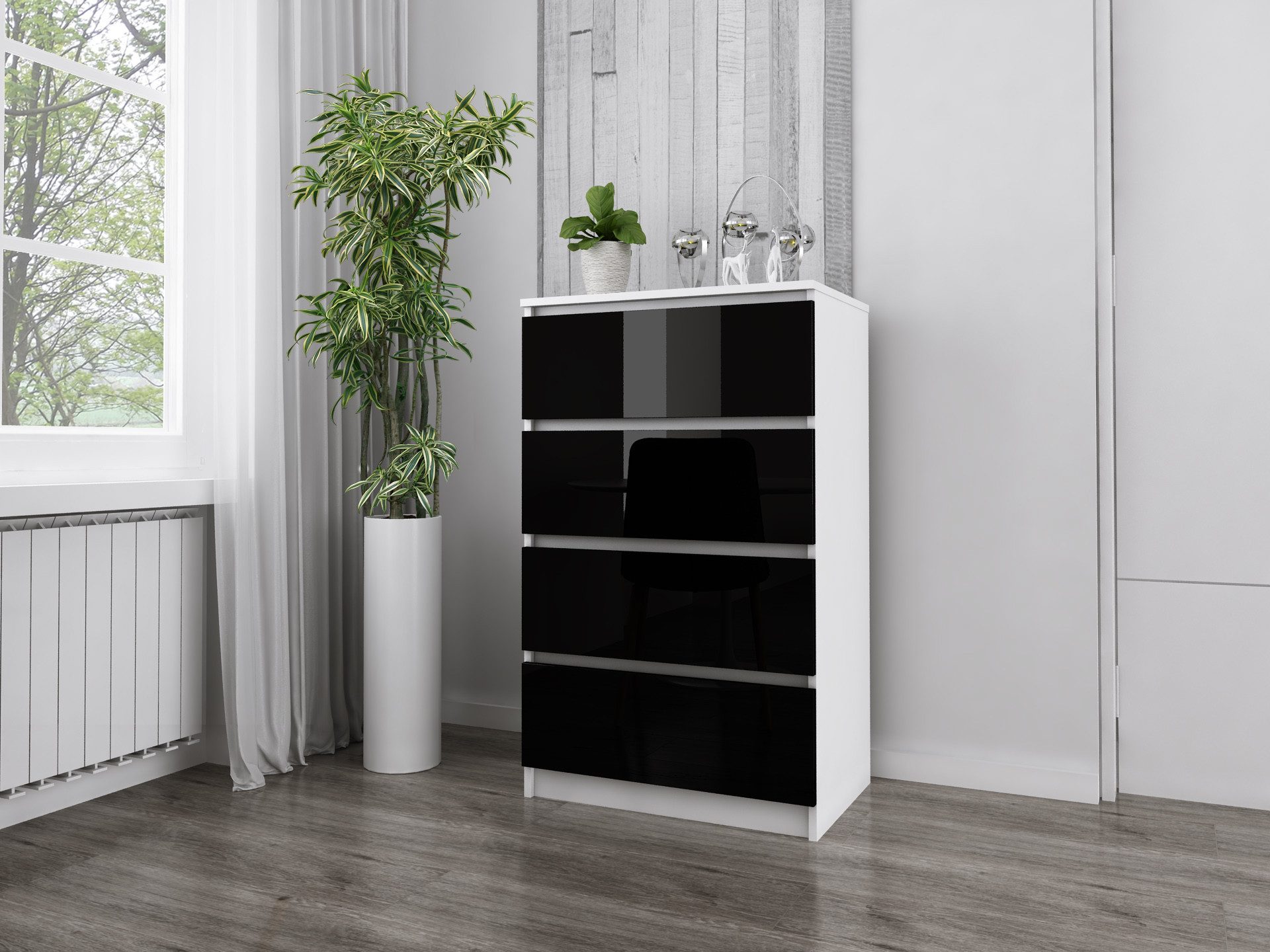 Faizee Möbel Schubkastenkommode Zoe Schubladenkommode 4 Fächer