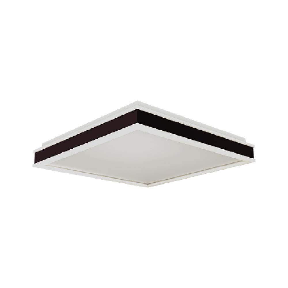 V-TAC LED Deckenleuchte, LED-Leuchtmittel fest verbaut, Neutralweiß, Deckenleuchte Deckenlampe Wohnzimmerlampe Alu schwarz LED