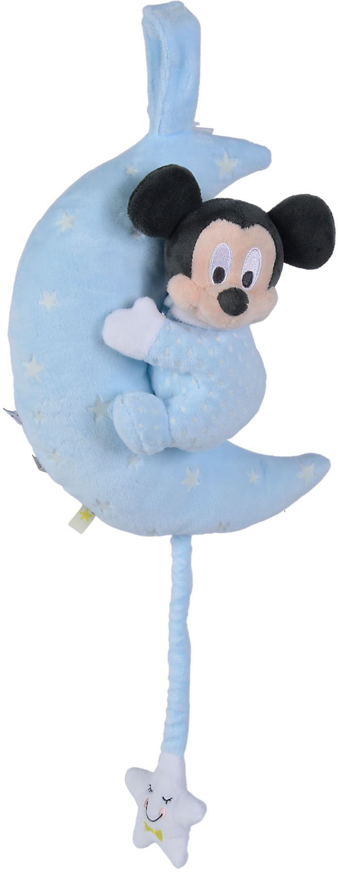 SIMBA Spieluhr Disney Glow in the dark, Starry Night Mickey und Mond, mit leuchtenden Elementen