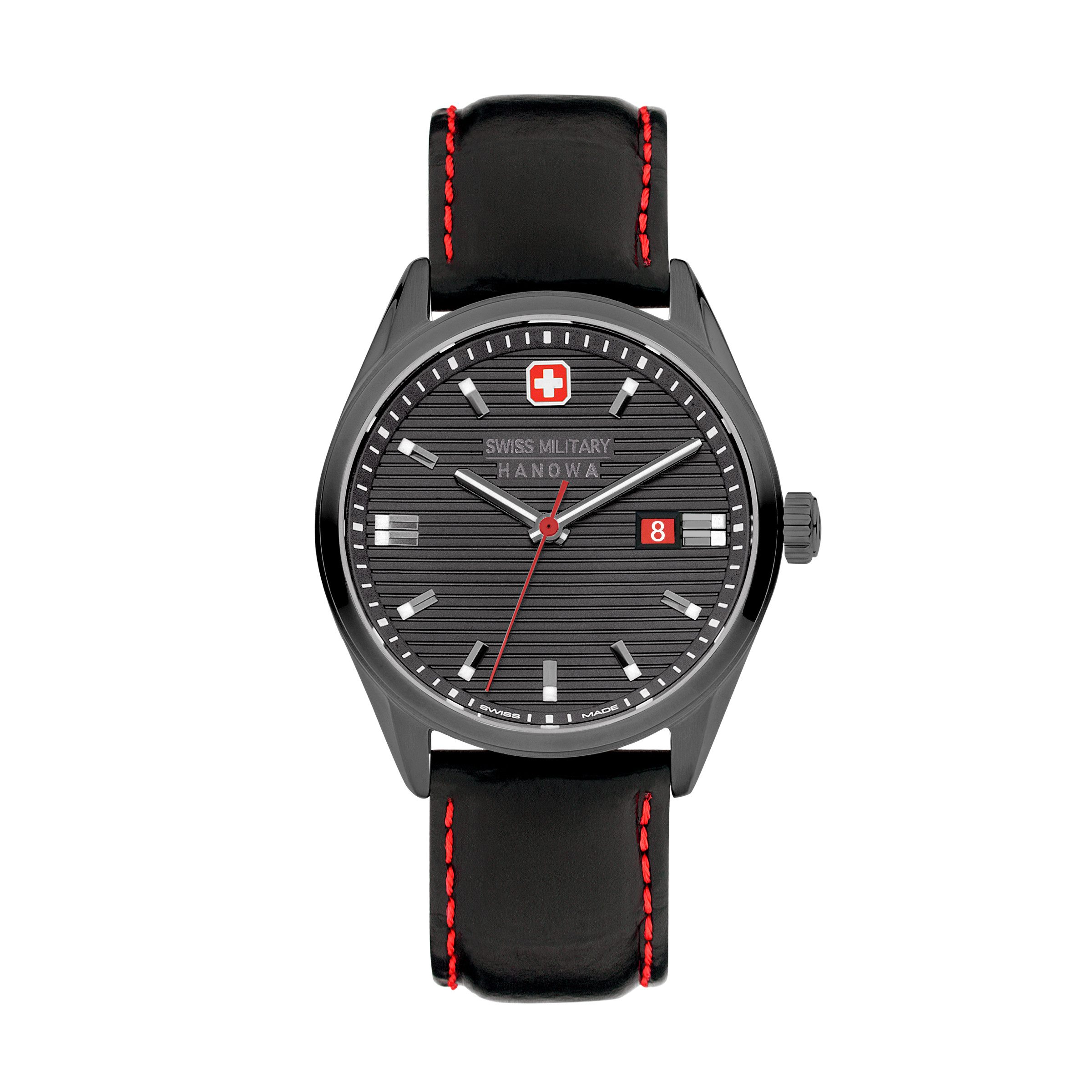 Swiss Military Hanowa Quarzuhr Quarzuhr Herrenuhr 40 Quarz Herren