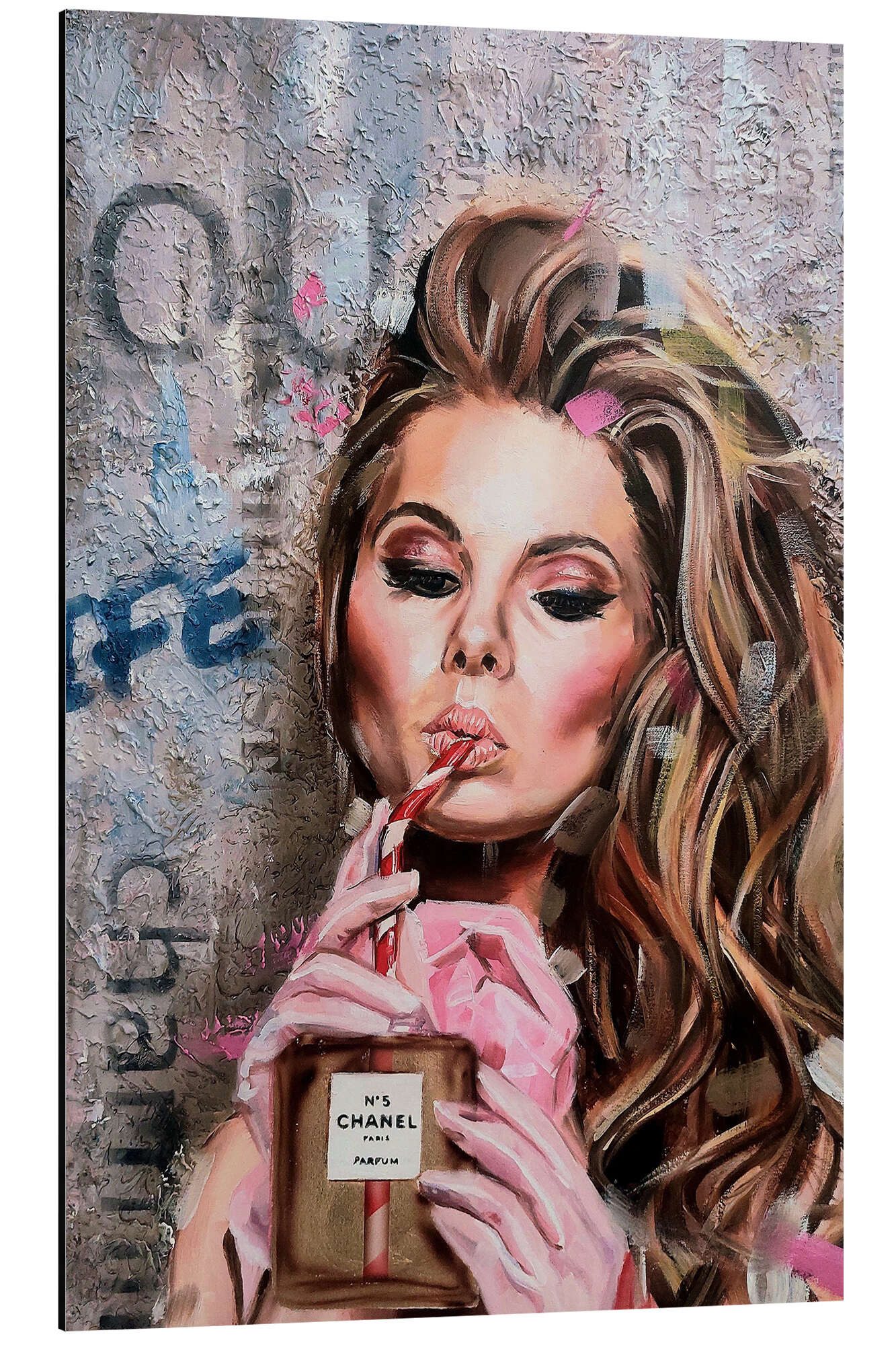 Posterlounge Poster Simona Zecca, Woman drinking günstig online kaufen