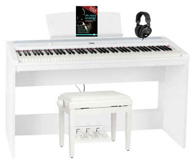 Steinmayer Stage-Piano »P-60 Stagepiano Home Set (88 Tasten und passendem Unterbau, Hammermechanik, Anschlagdynamik, 128-fach polyphon, 14 Sounds, inkl. Pianobank, Kopfhörer, Notenhalter, & Noten)«