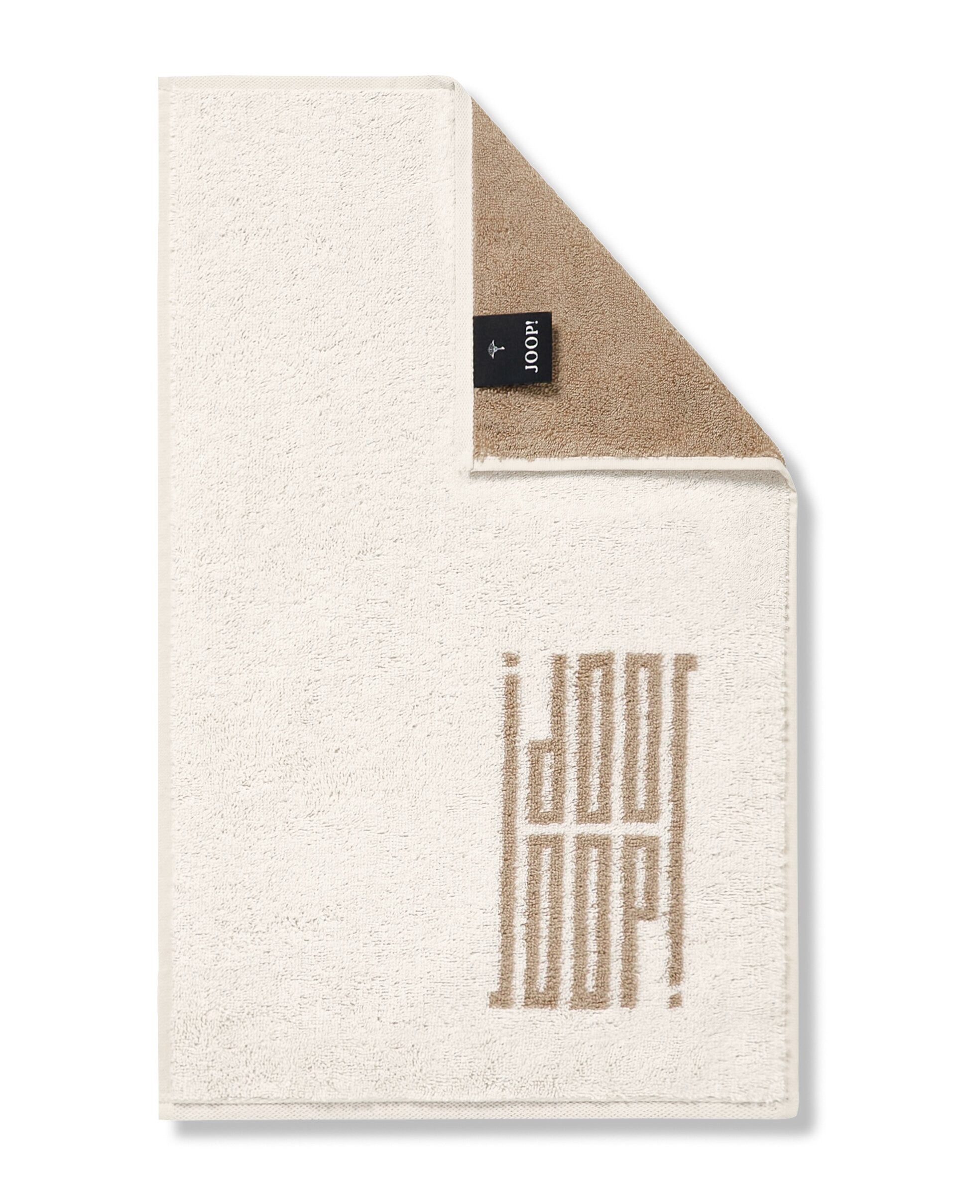 JOOP! Gästehandtücher JOOP! LIVING - BARS DOUBLEFACE Gästetuch, Textil (3-St)