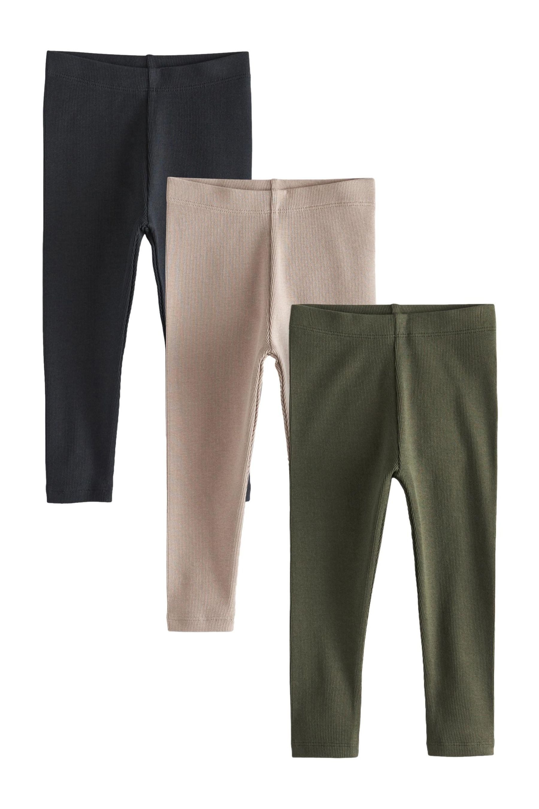Next Leggings Gerippte Leggings, 3er-Pack (3-tlg) günstig online kaufen