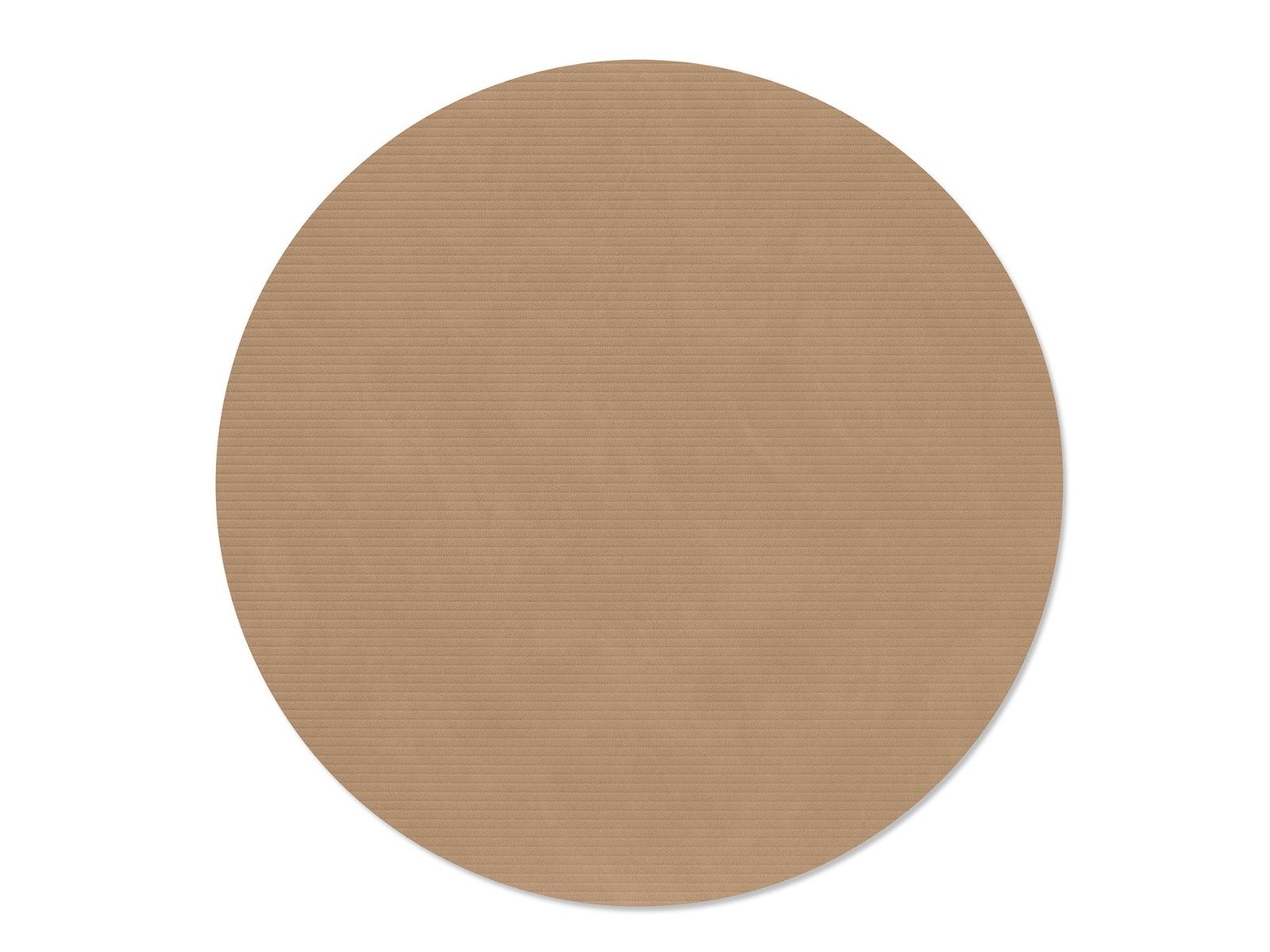 LIND DNA Platzset Corduroy Tischset Circle L nougat 38cm