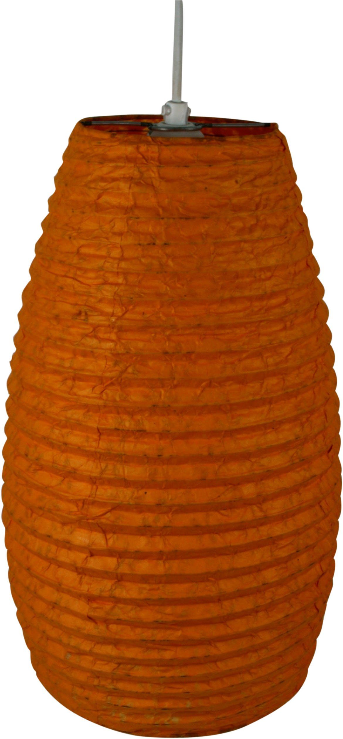 Guru-Shop Lampenschirm Kleiner ovaler Lokta Papierlampenschirm,..