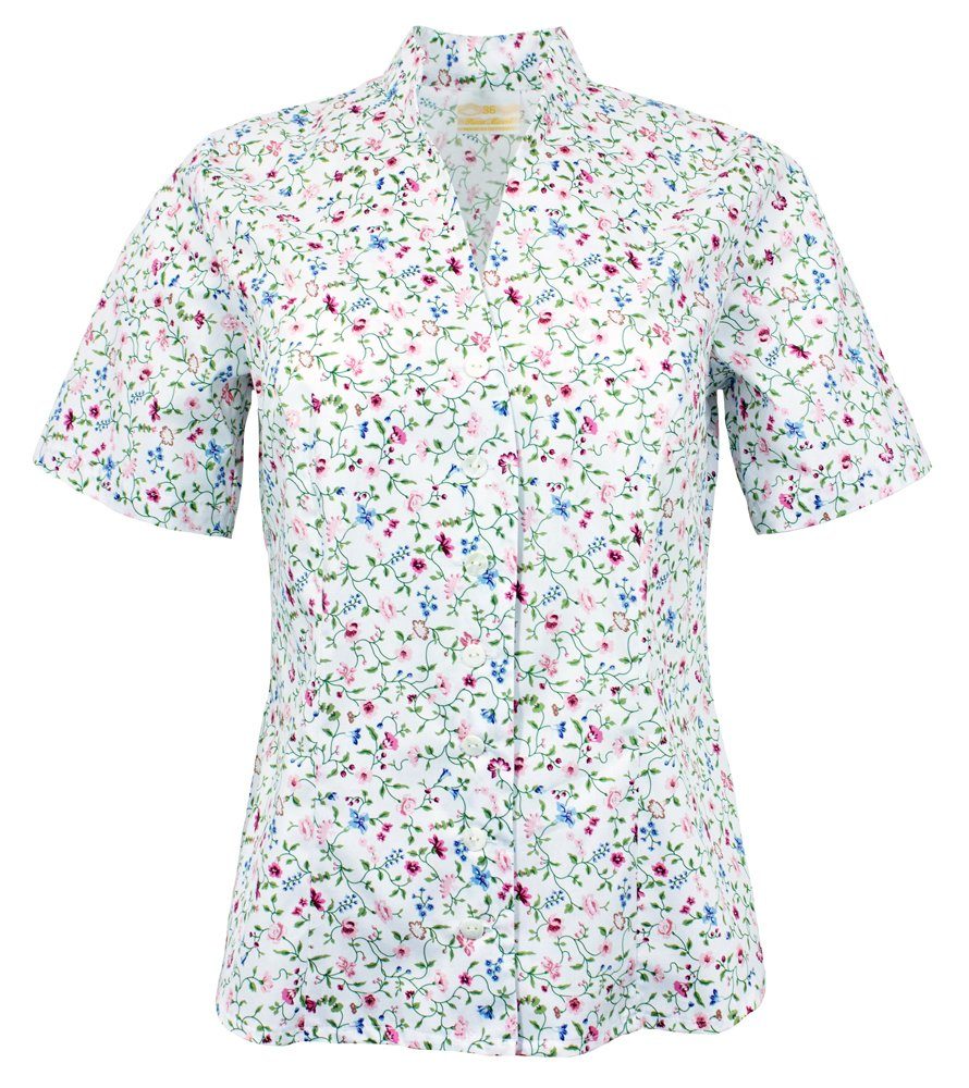 mit Marcel Viola Pierre Damen Trachtenbluse Blumen Marcel Pierre Trachtenbluse Die Bluse