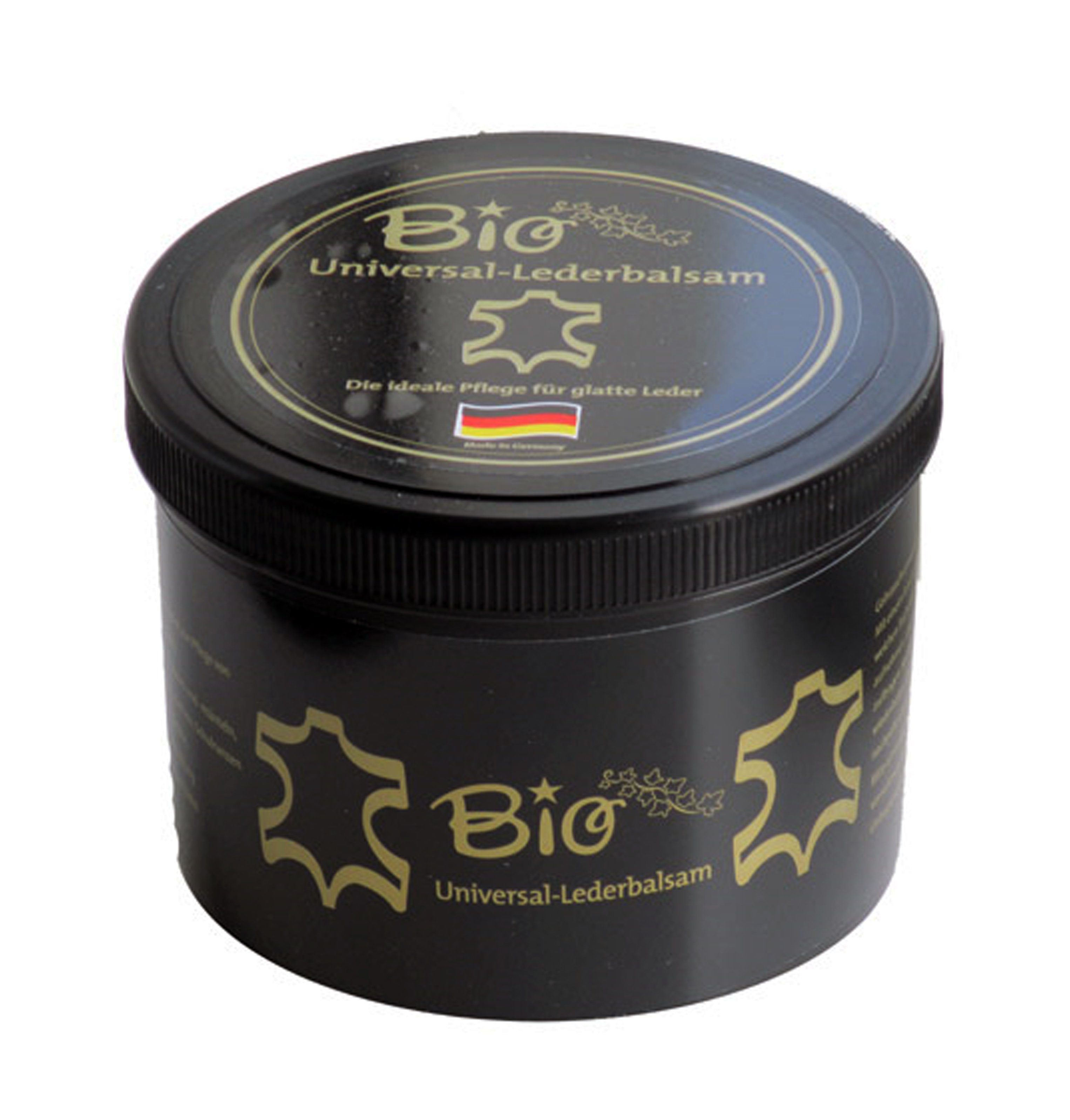 Stolz GmbH BIO LEDERBALSAM 500ml Universal mit Bienenwachs Lederfett 20 Lederbalsam, Schuhcreme Schuh Lederbekleidung Möbel Pflege Leder Wachs Balsam