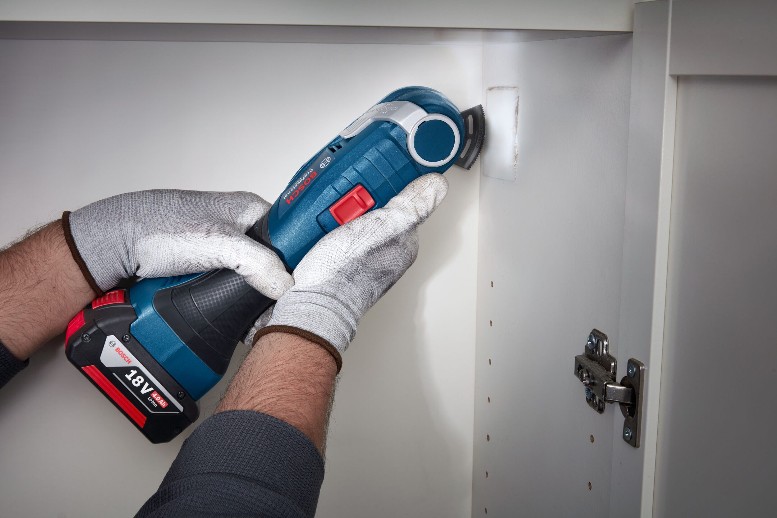 BOSCH Akku-Multischleifer GOP 18V-34, 20000 U/min, Multi-Cutter Ohne Akku - im Karton