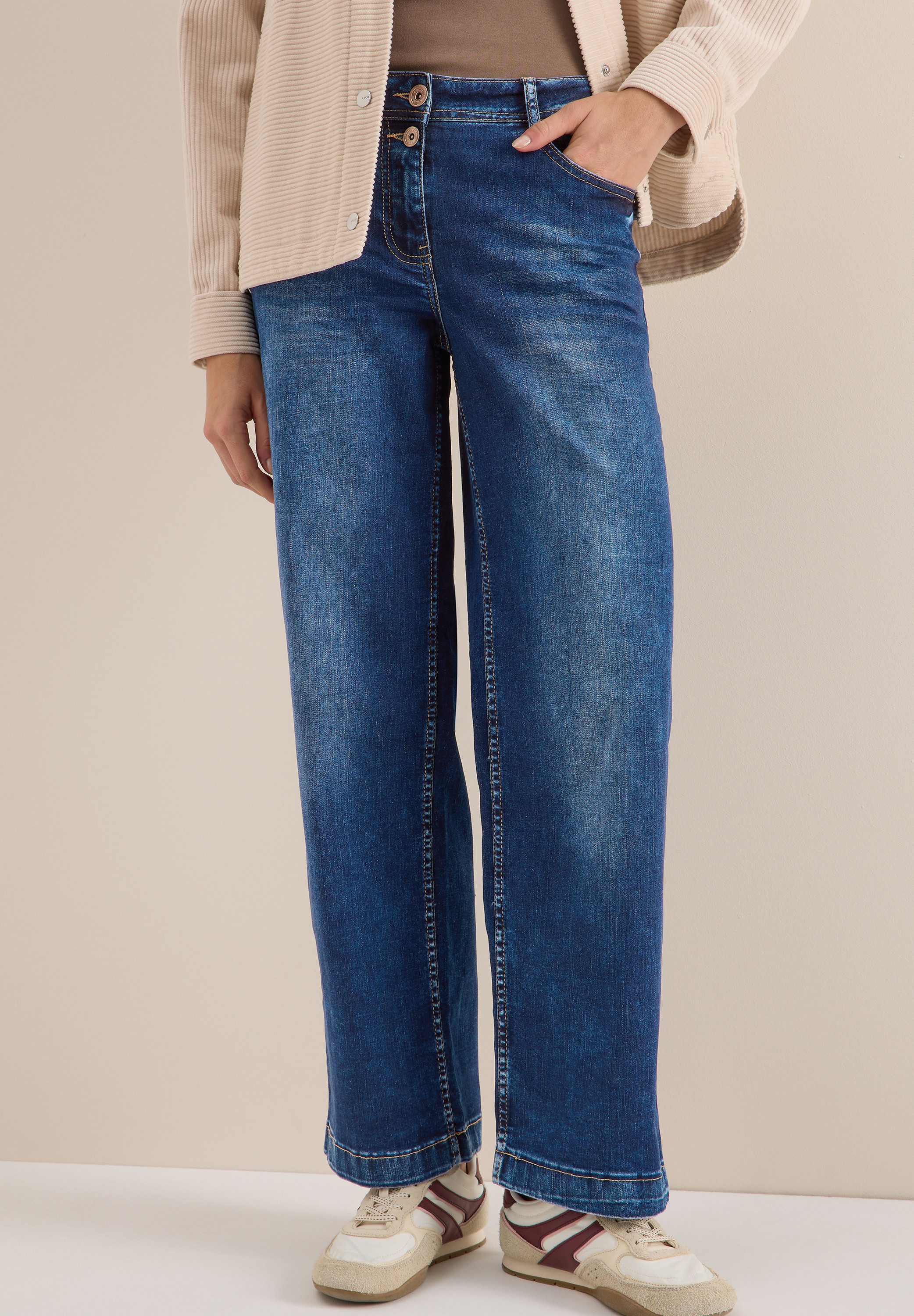 CECIL Weite Jeans Style NEELE im 5-Pocket-Style günstig online kaufen