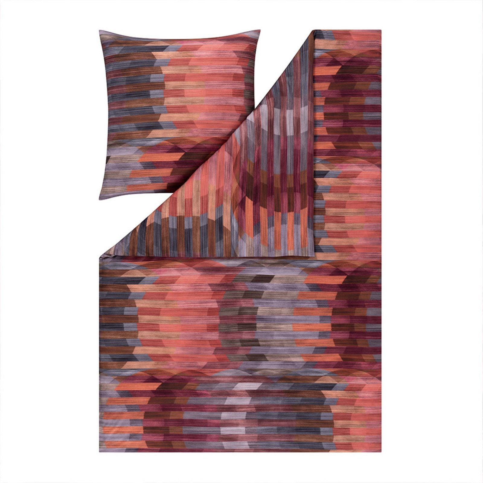 Estella Bettwäsche Estella Mako Jersey Bettwäsche 135x200 Auri abendrot Str günstig online kaufen