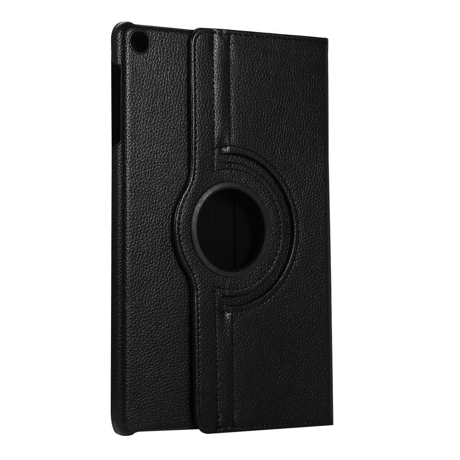 FroShop Tablet-Hülle Schutzhülle für Samsung Galaxy Tab A7 10.4" SM-T500 T505 T507, 360 schwenkbar Hülle Etui Smart Cover Tasche - Farbe SCHWARZ