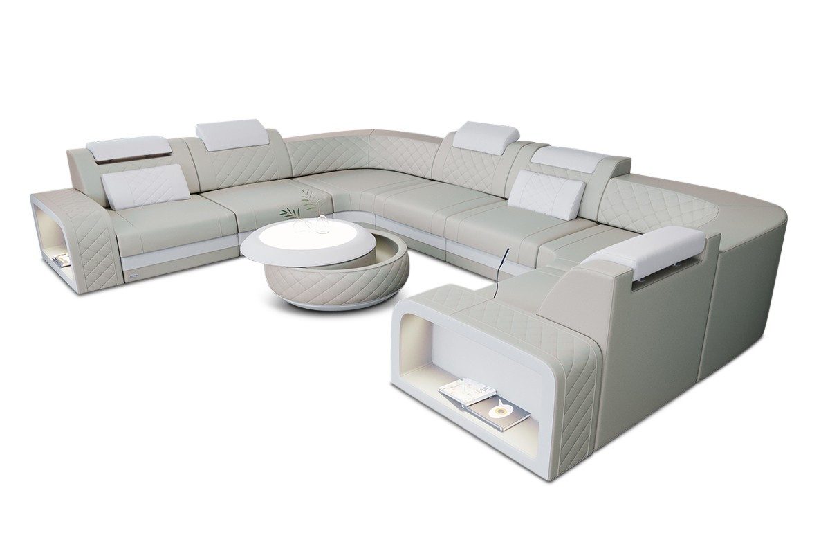 Sofa Dreams Wohnlandschaft Foggia U Form günstig online kaufen