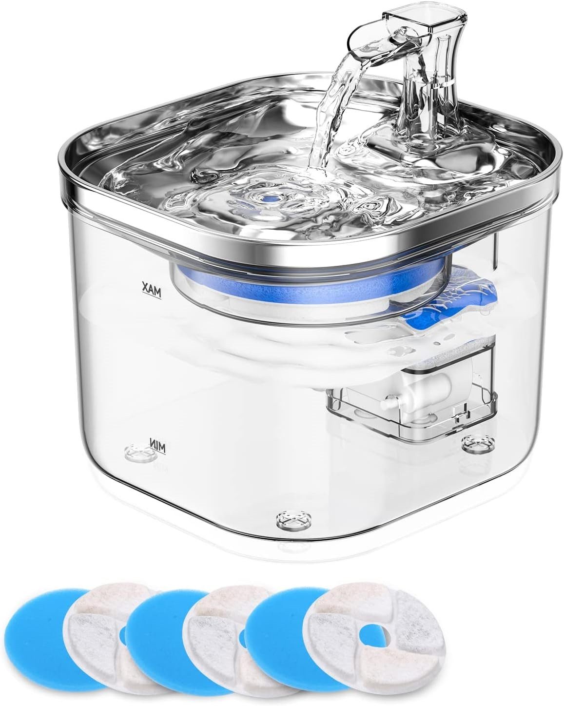 Heyork Trinkbrunnen 2L Trinkbrunnen Automatisch Haustier günstig online kaufen