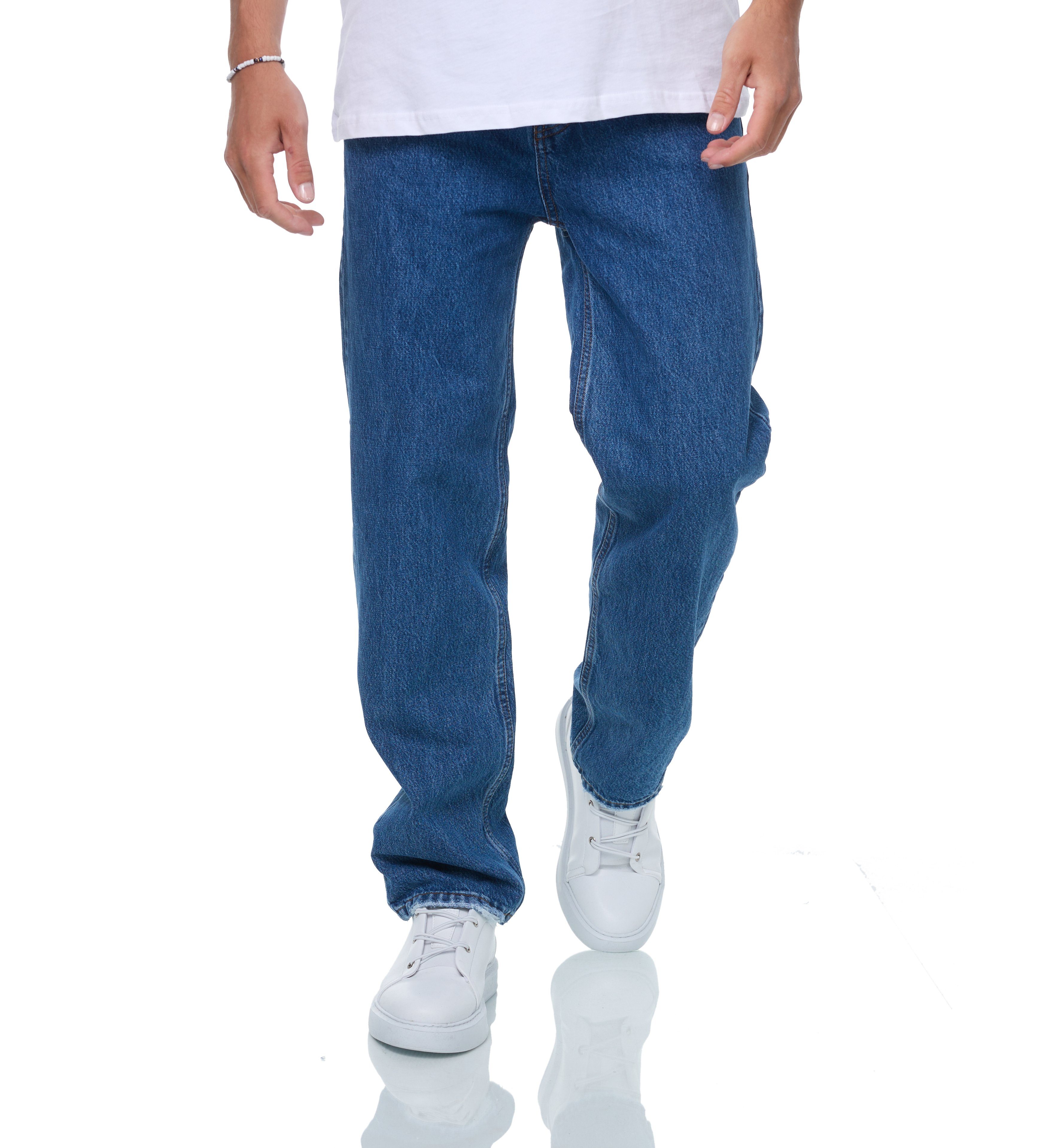 Denim House Loose-fit-Jeans Lässige Basic HIP günstig online kaufen