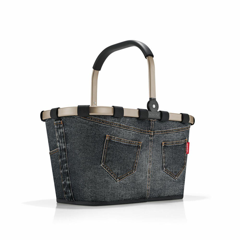 Dark carrybag Einkaufskorb Grey REISENTHEL® Jeans Frame L 22
