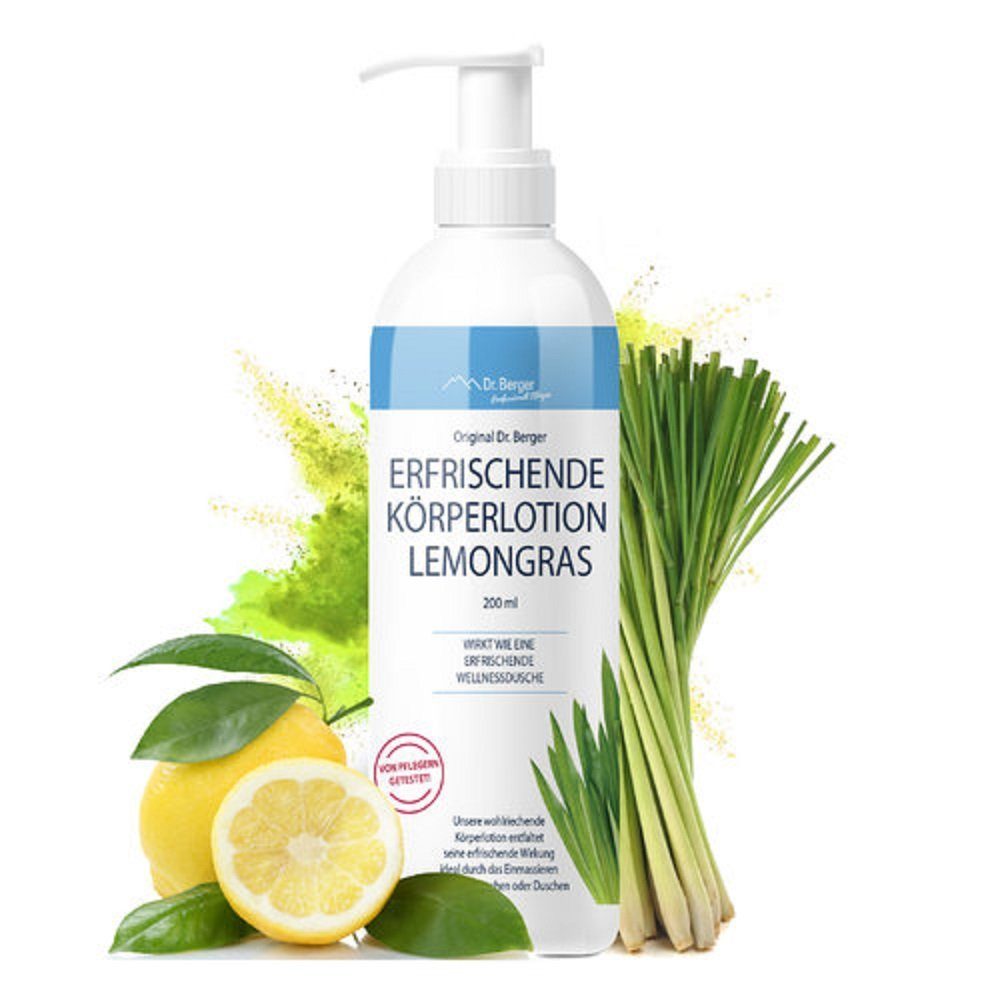 Körperlotion Original Dr. Berger Erfrischende Körperlotion Lemongras 200 ml