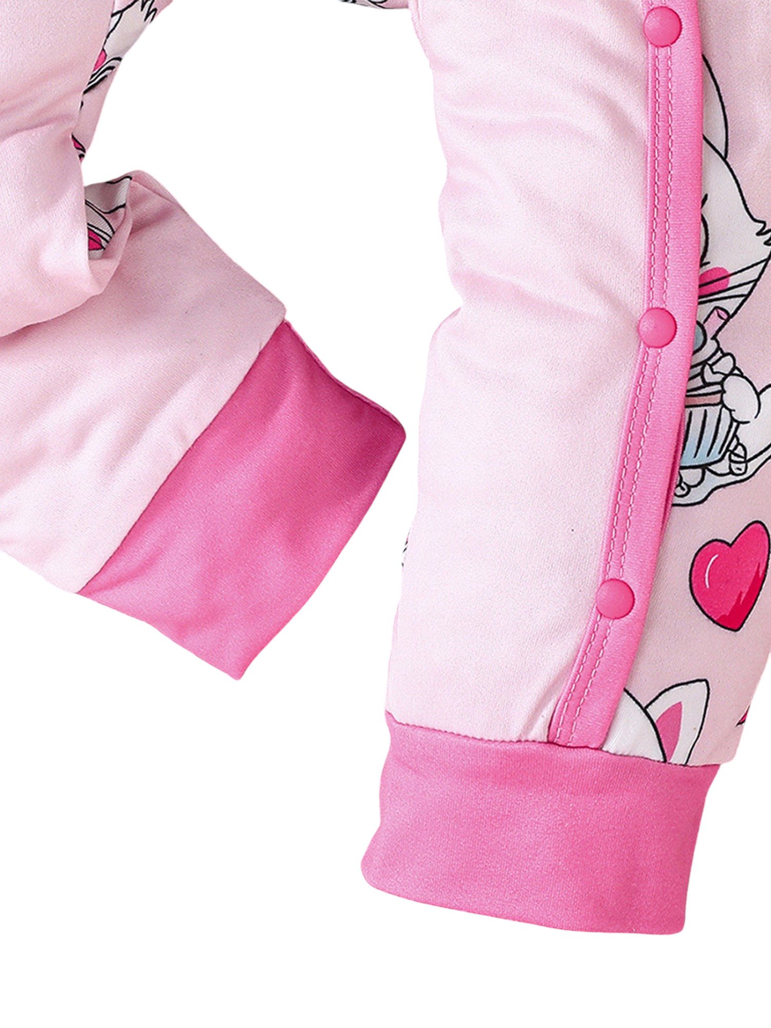 Lapastyle Strampler Langarmkleid für Baby Mädchen, süßes Kleid mit Hasen-Drucken (Set, 2-tlg) Babykleidung outfits set, bodysuit mit süße Drucke, Freizeitanzug