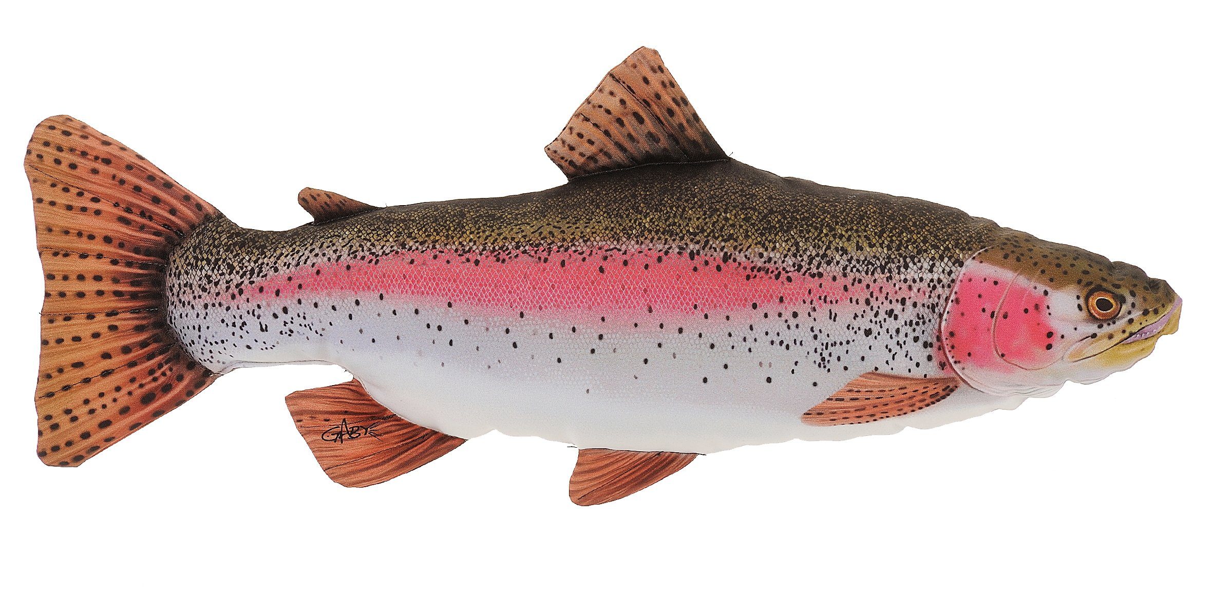 GABY Kuscheltier GABY fish pillows - Kissen - Regenbogenforelle - 58 cm