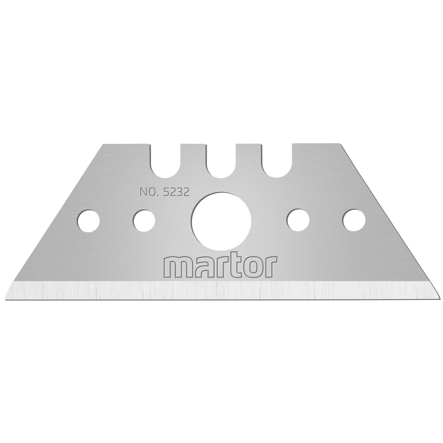 Martor Cuttermesser Titel:Trapezklinge Nr. 5232, VPE 10 Stück für Sicherheitsmesser SECUN