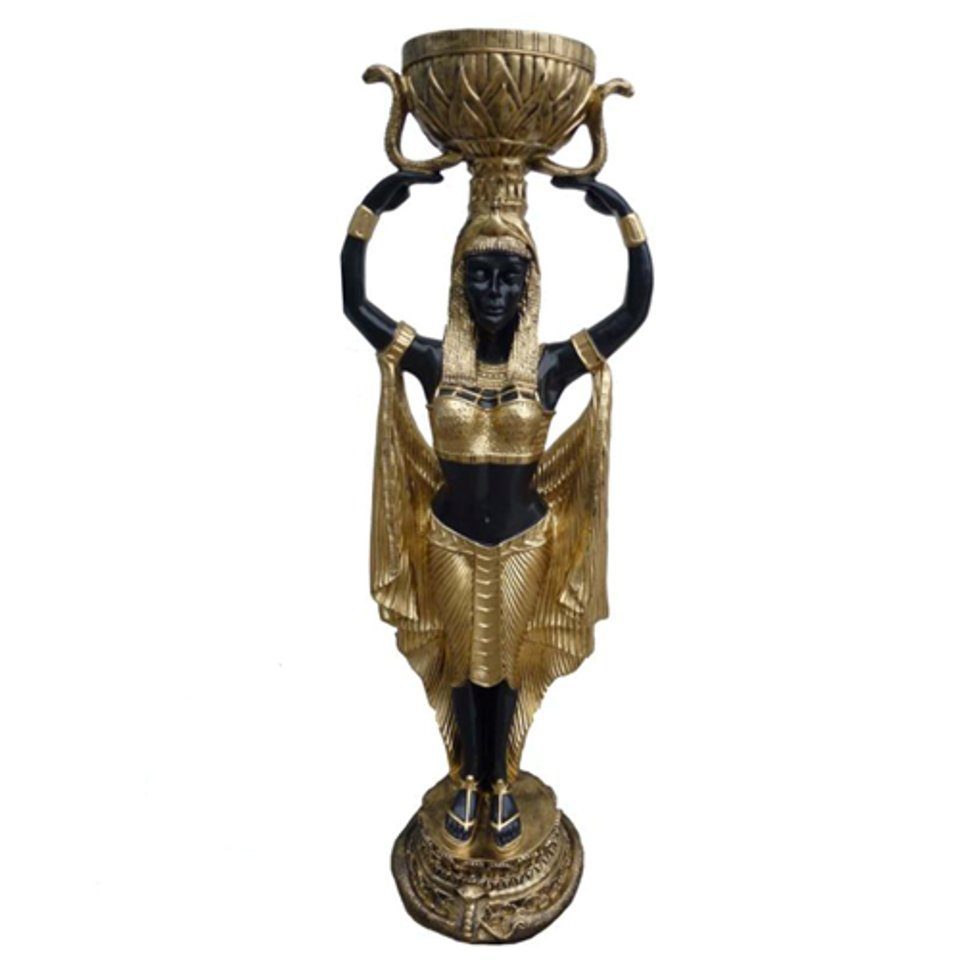 JVmoebel Skulptur Skulptur Ägypten Frau Figur Statuen Skulpturen 130cm Statuen Antik Stil Neu