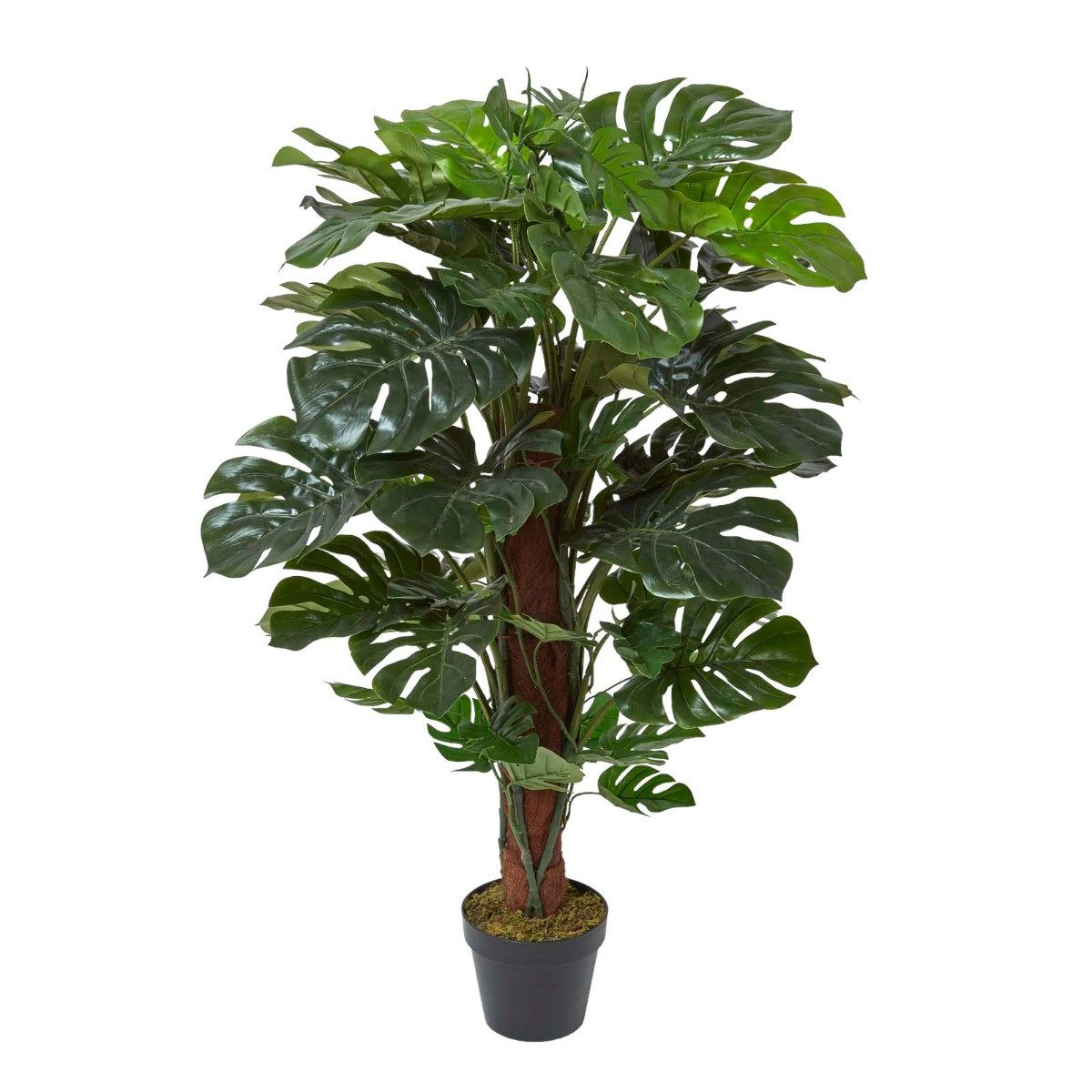 Kunstbaum Monstera Kunstpflanze mit Stab im günstig online kaufen