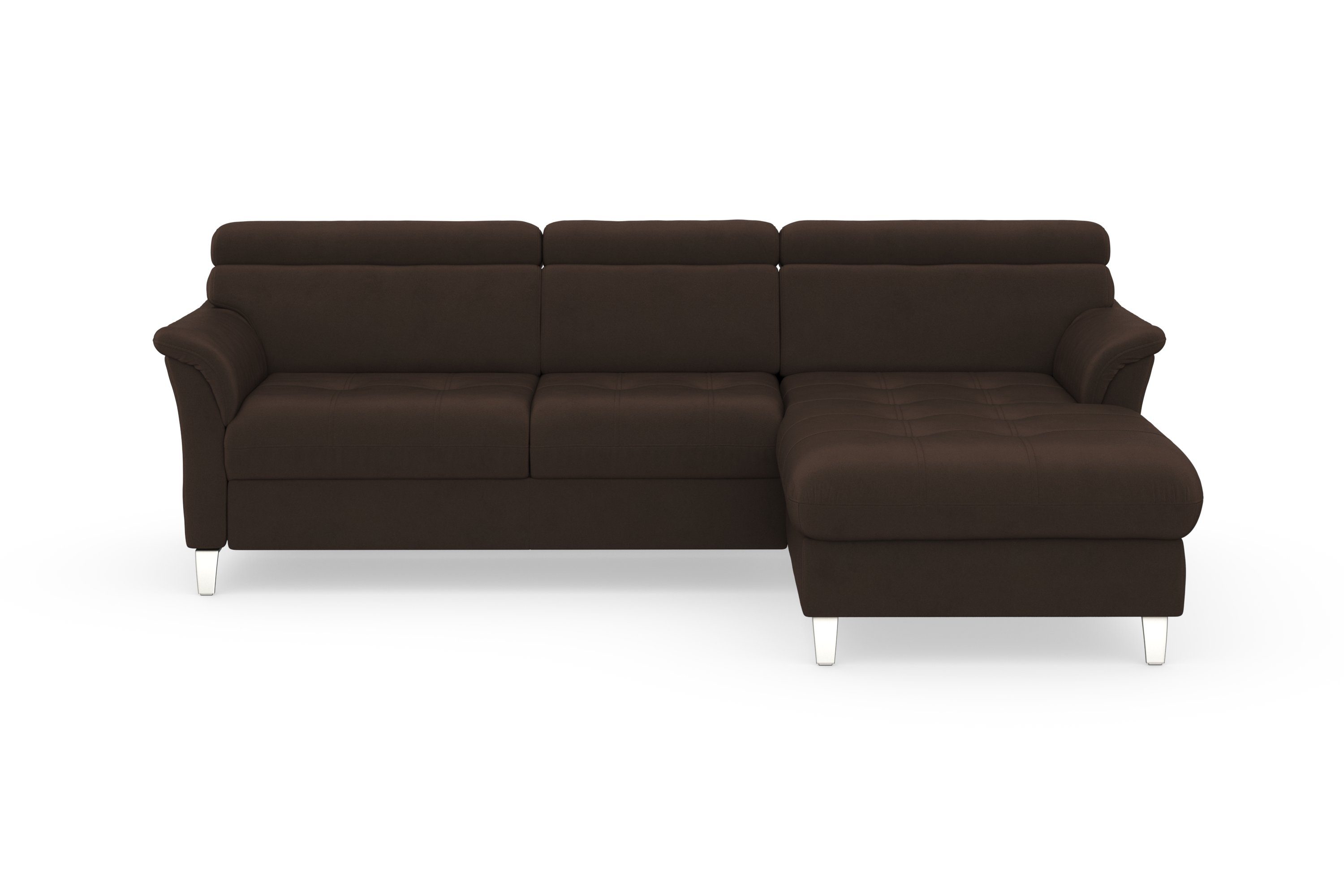 sit&more Ecksofa Marano, inklusive Bettkasten Kopfteilverstellung, mit wahlweise Bettfunktion