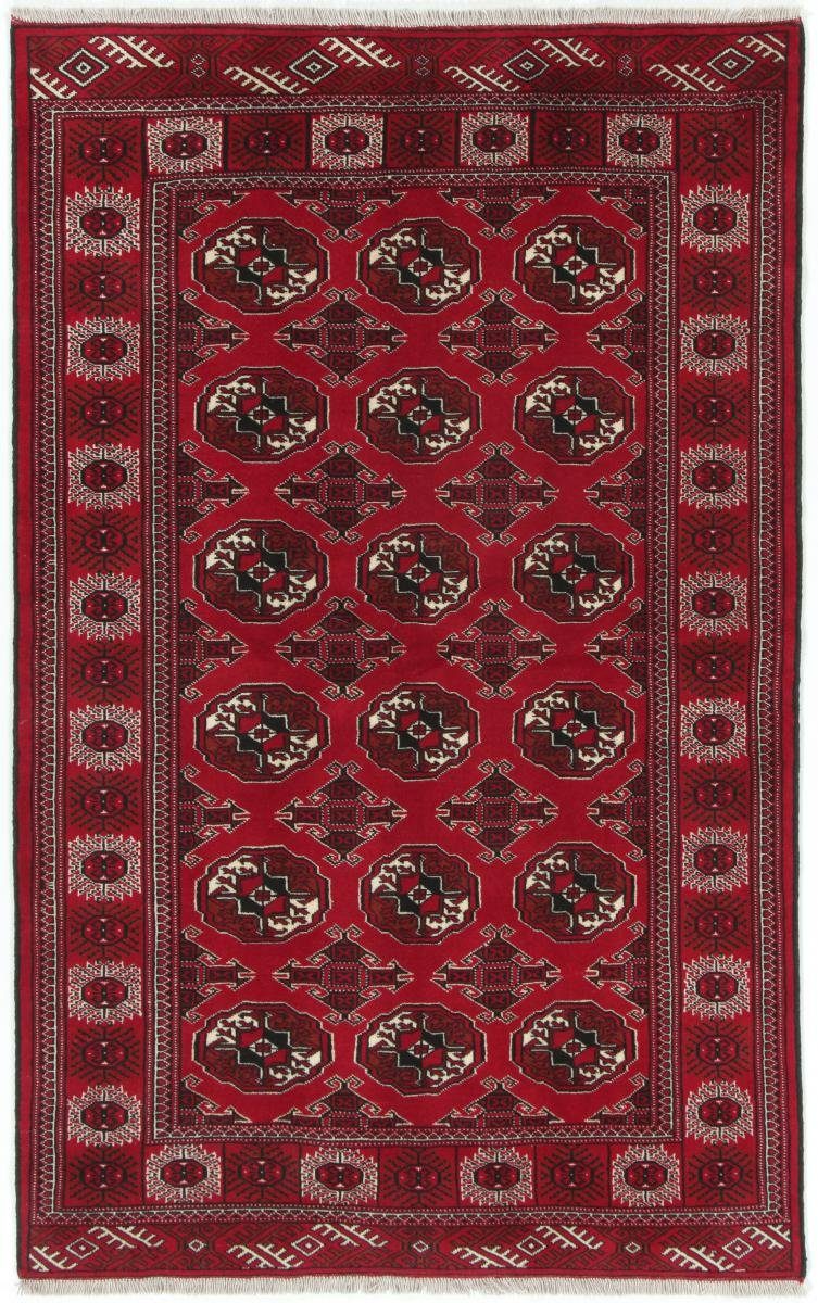 Orientteppich Turkaman 136x196 Handgeknüpfter Orientteppich / Perserteppich, Nain Trading, rechteckig, Höhe: 6 mm