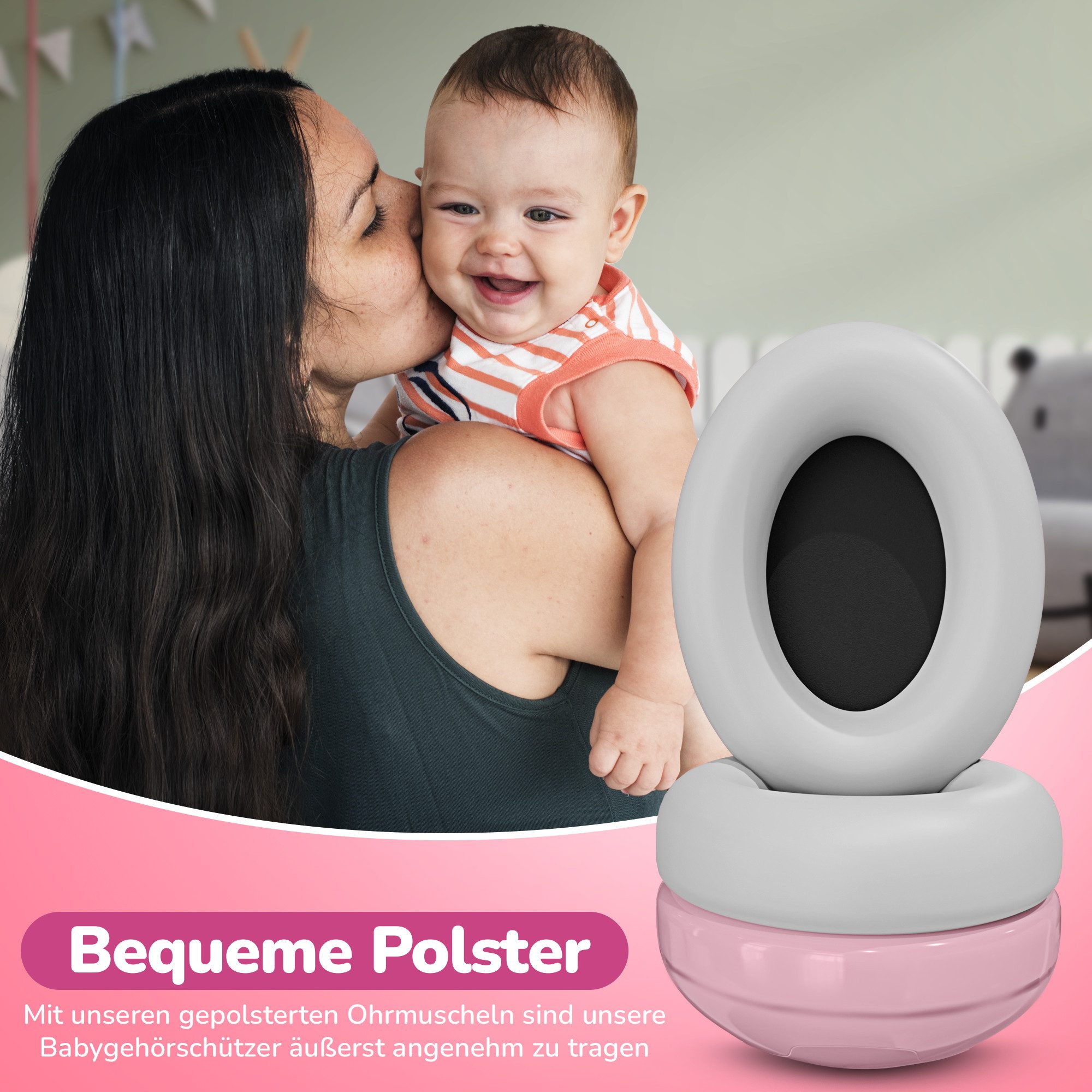 KLANG GUARD Kapselgehörschutz Mini® für Babys und Kleinkinder - Fan Edition - Gehörschutz Baby
