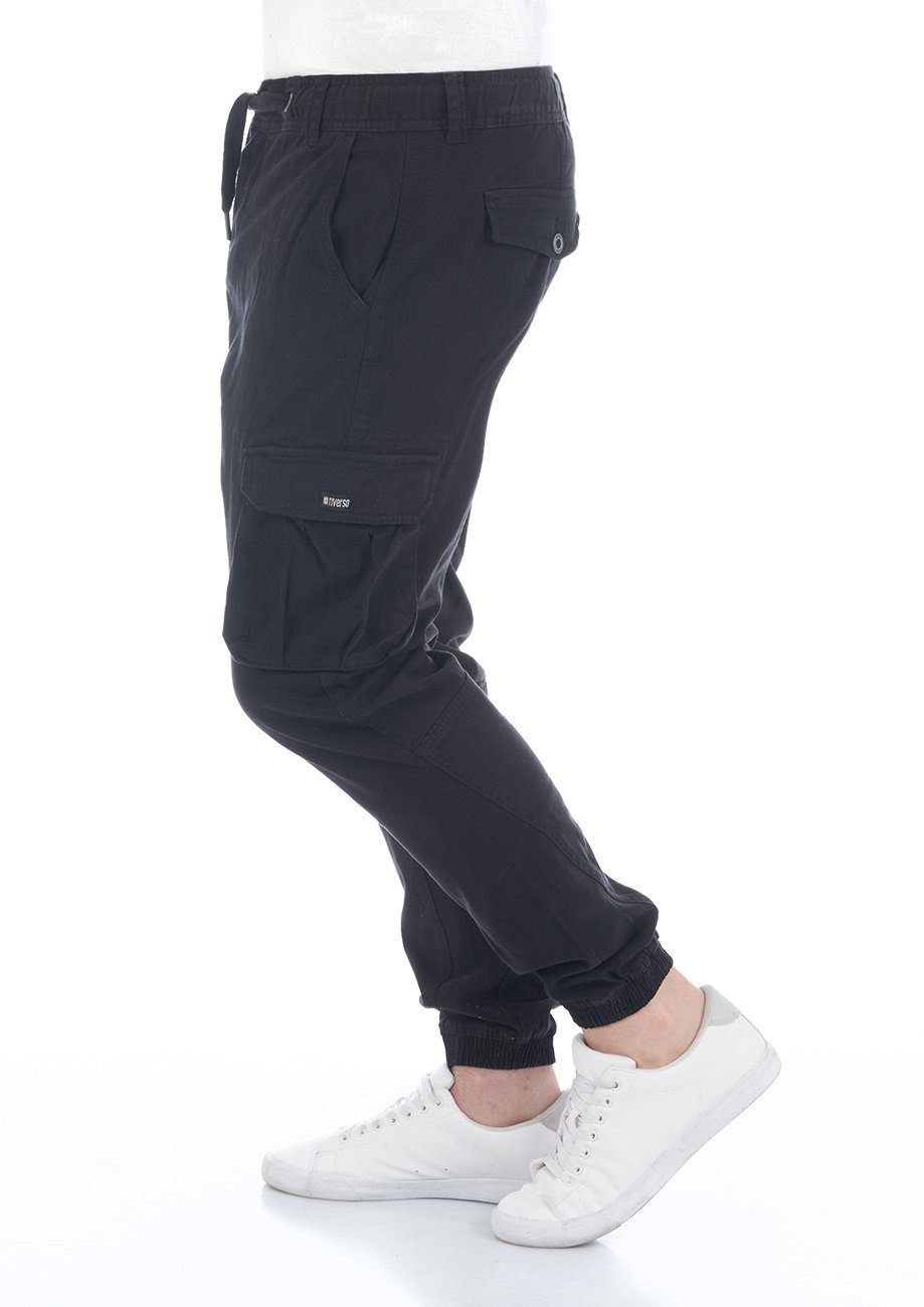 Pantalon Cargo Homme Riverso RIVHanno - Slim Stretch - Coton élasthanne - Taille Au Choix
