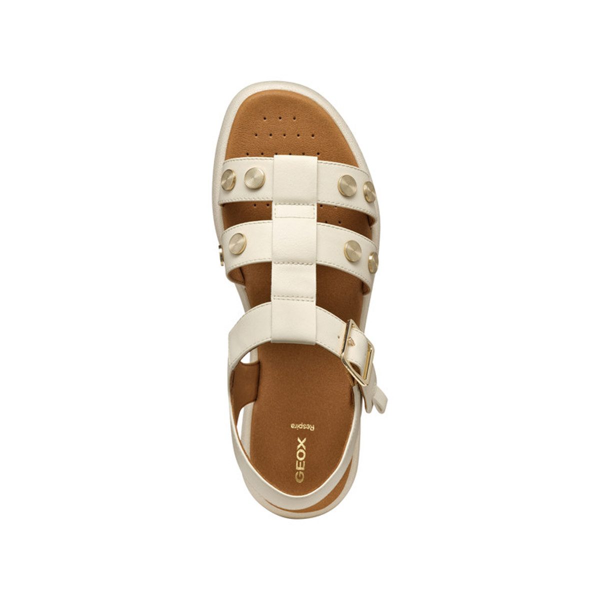 Geox GEOX CAMALEI, Sandaletten, Beige, Damen Sandalette