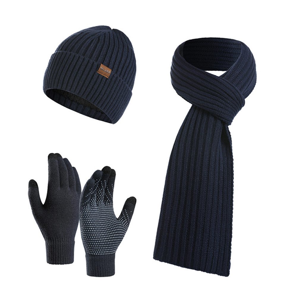 Coonoor Mütze & Schal 3 Stück Mütze, Schal & Handschuh-Sets Geeignet für Ju günstig online kaufen