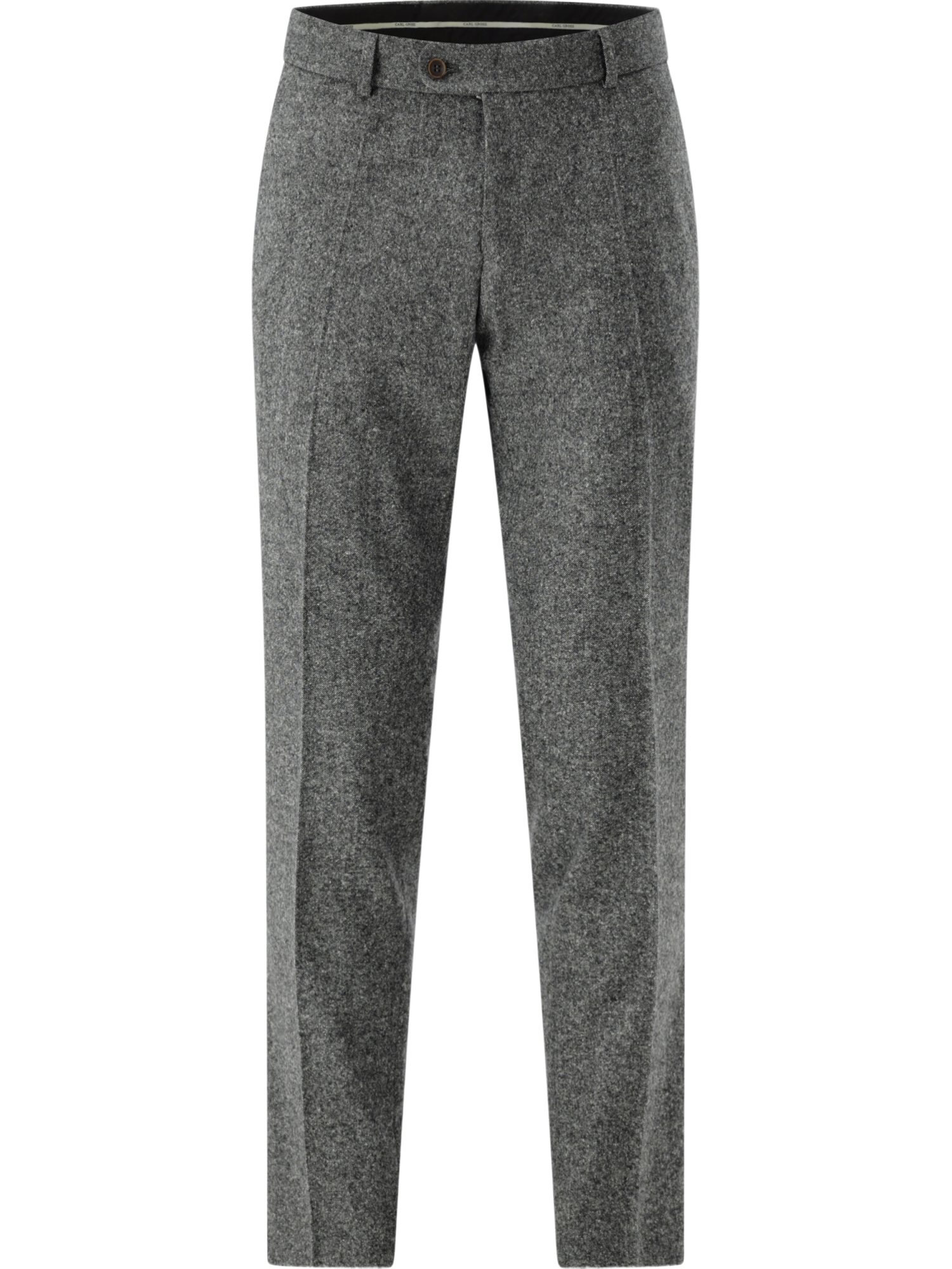 Carl Gross Stoffhose grau,Casual,Wolle,Meliert,Modern Fit,Mittel