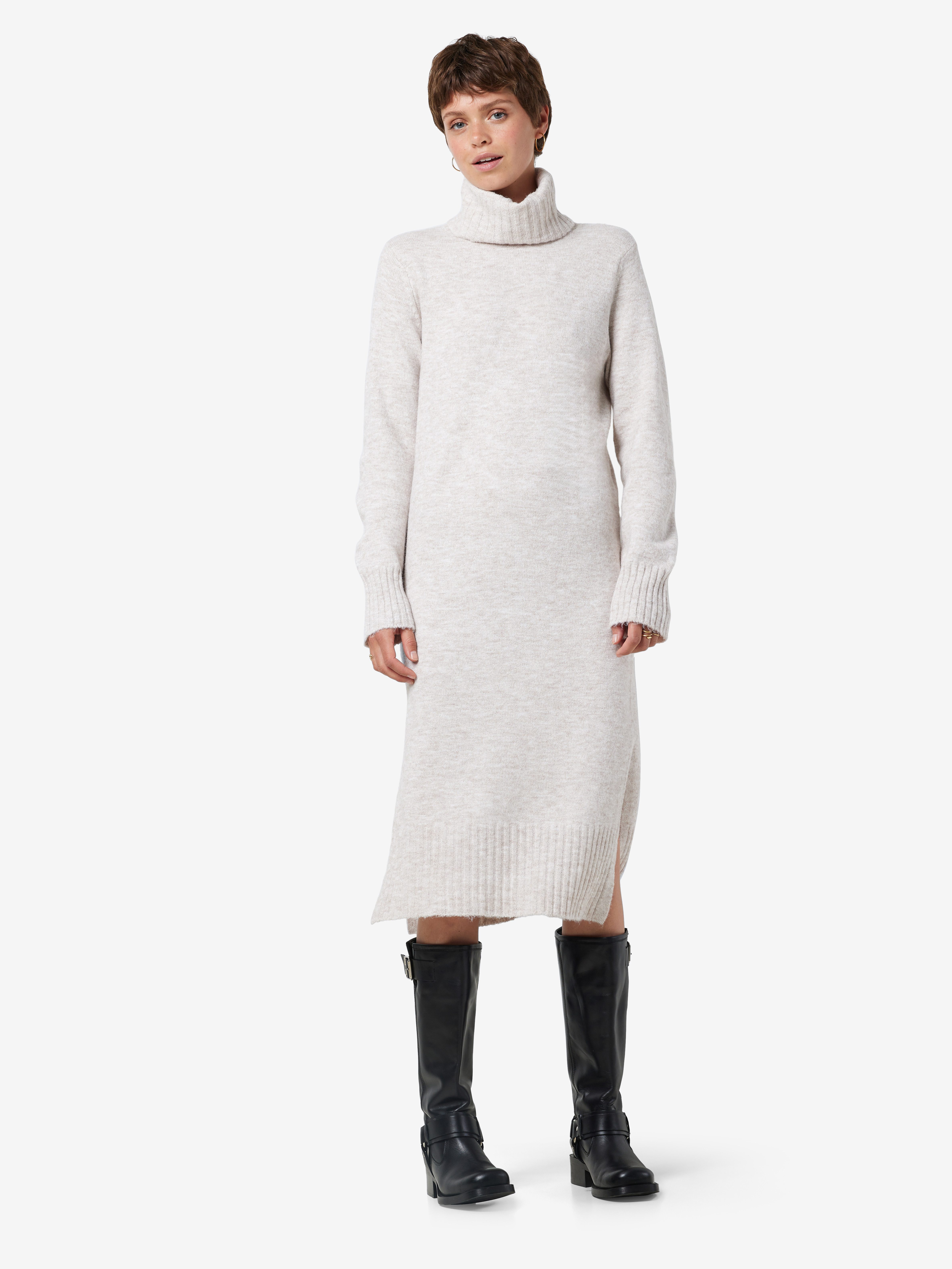 Strickkleid NMVIOLA L/S ROLLNECK KNIT DRESS FWD NOOS