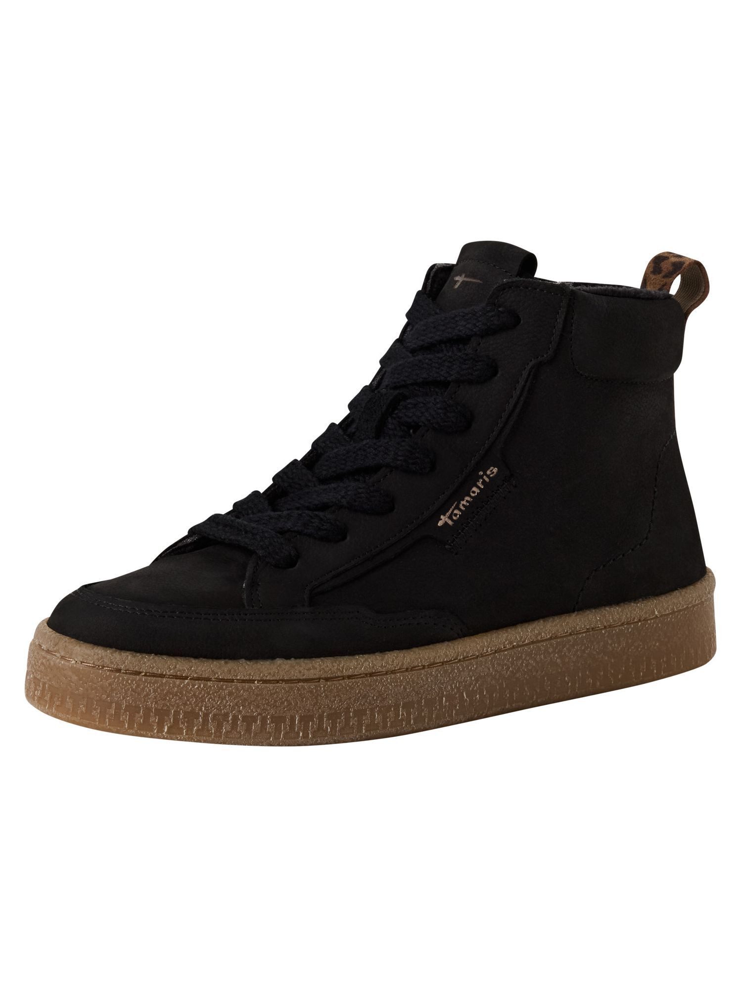 Tamaris COMFORT-Lining, Removable Sock aus Leder Wedgesneaker COMFORT-Lining