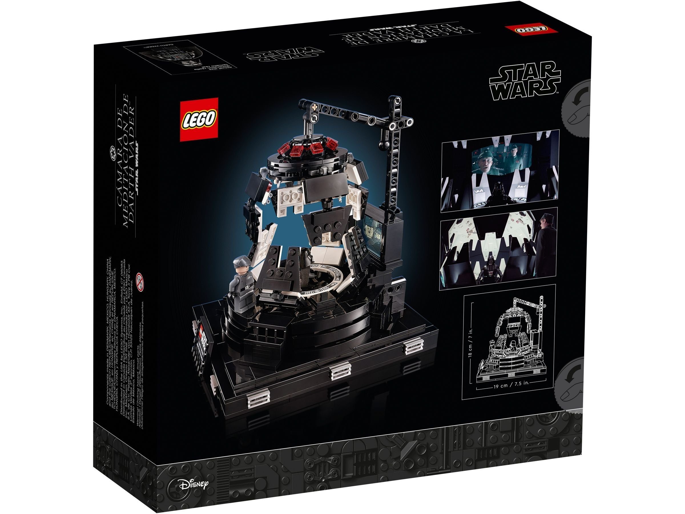 LEGO® LEGO® Star Wars™ 75296 Darth Vader™ Meditationskammer Konstruktionsspielsteine, (663 St)