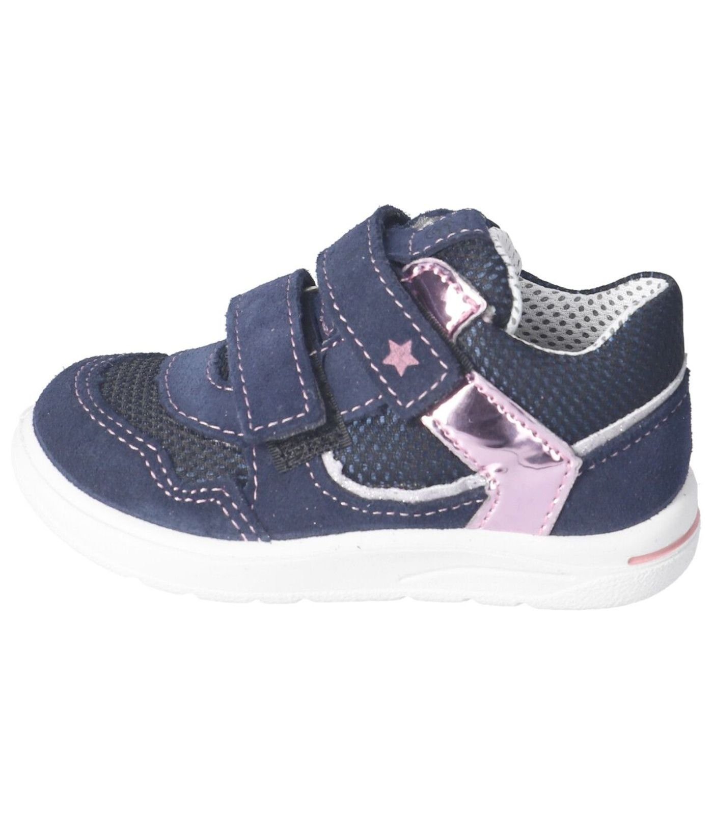 Pepino nautic/rosa Sneaker (170) Veloursleder/Mesh Sneaker