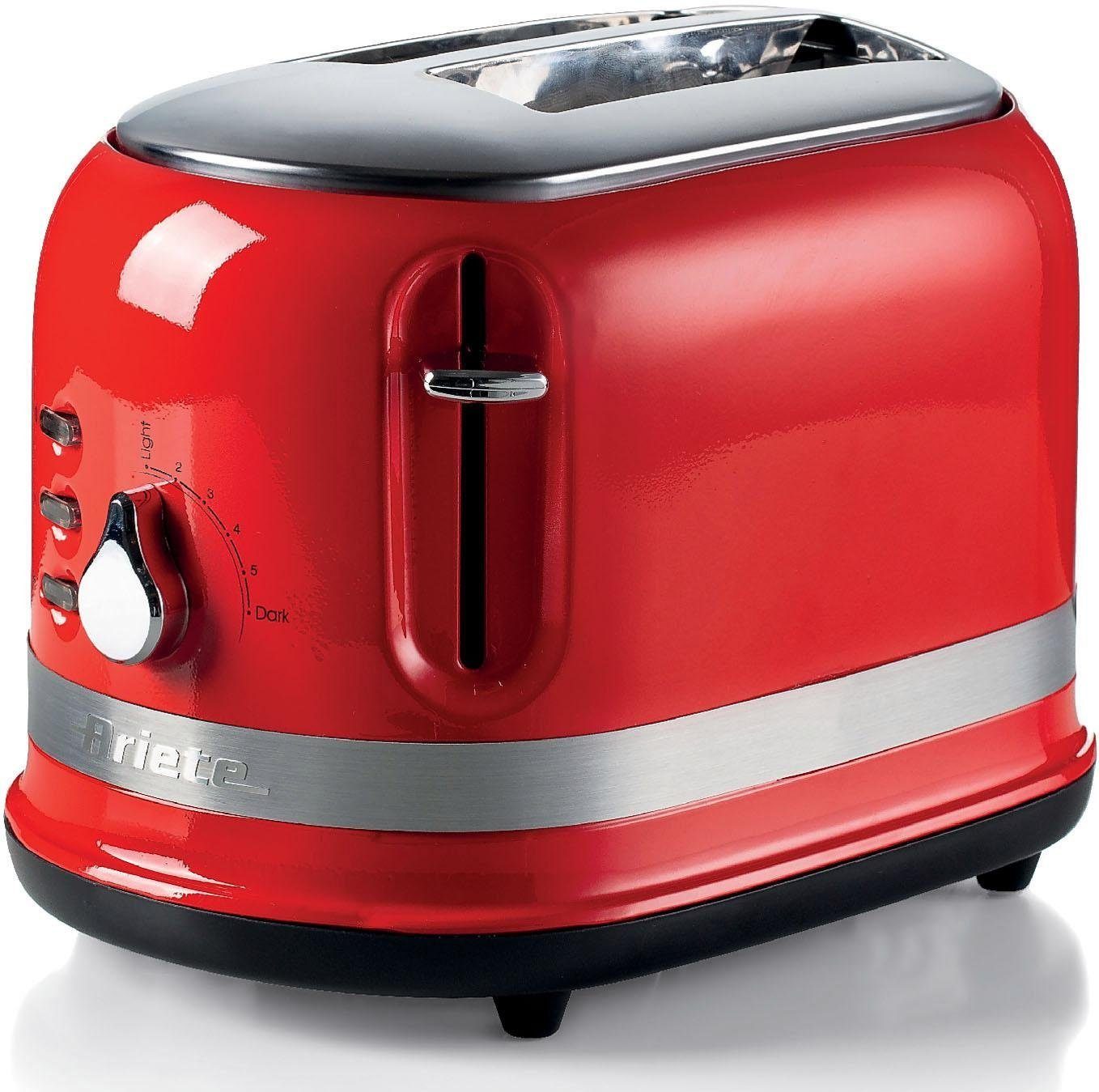 Ariete Toaster moderna 149, 2 kurze Schlitze, für 2 Scheiben, 815 W