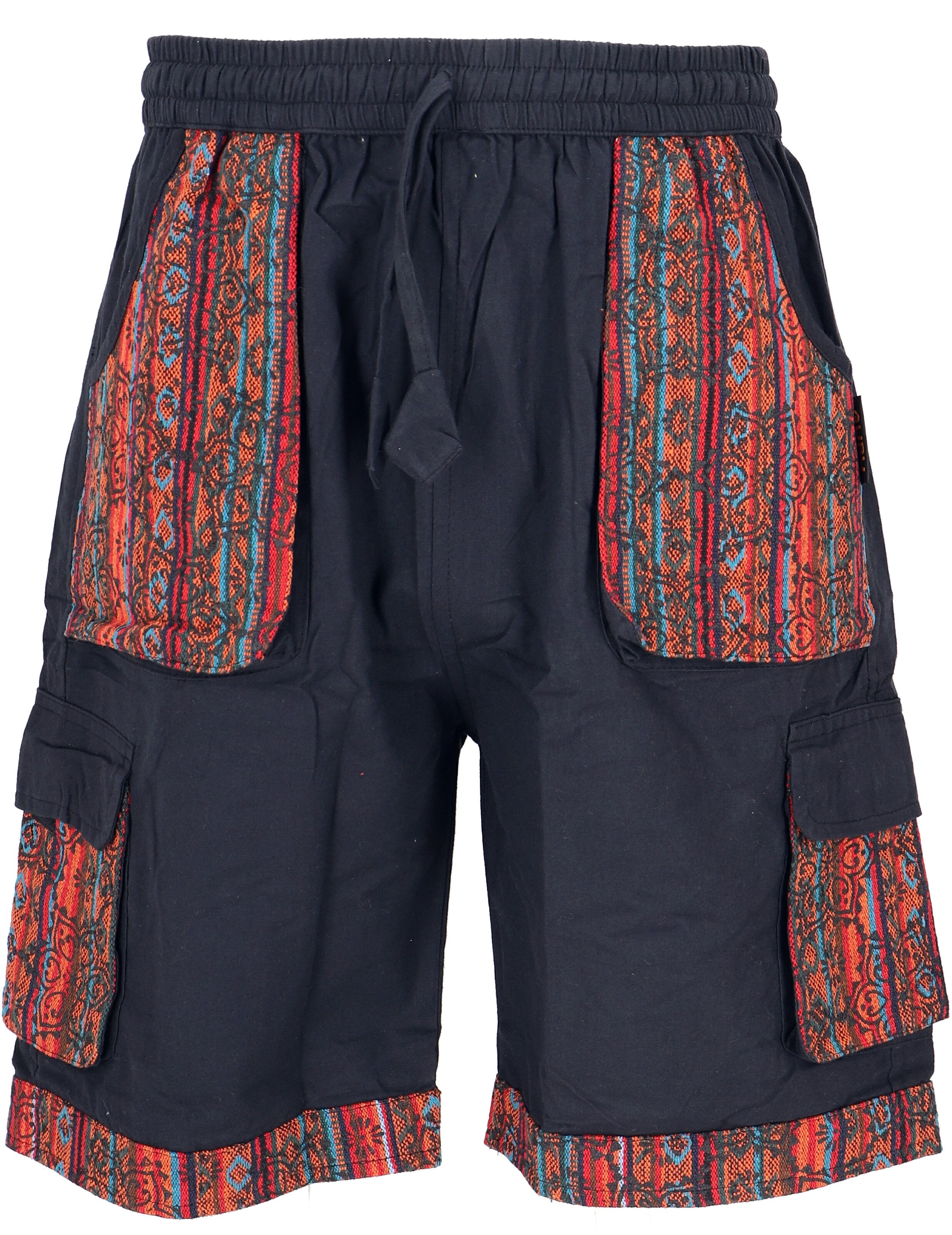 Guru-Shop Relaxhose Ethno Yogashorts im Goastyle günstig online kaufen