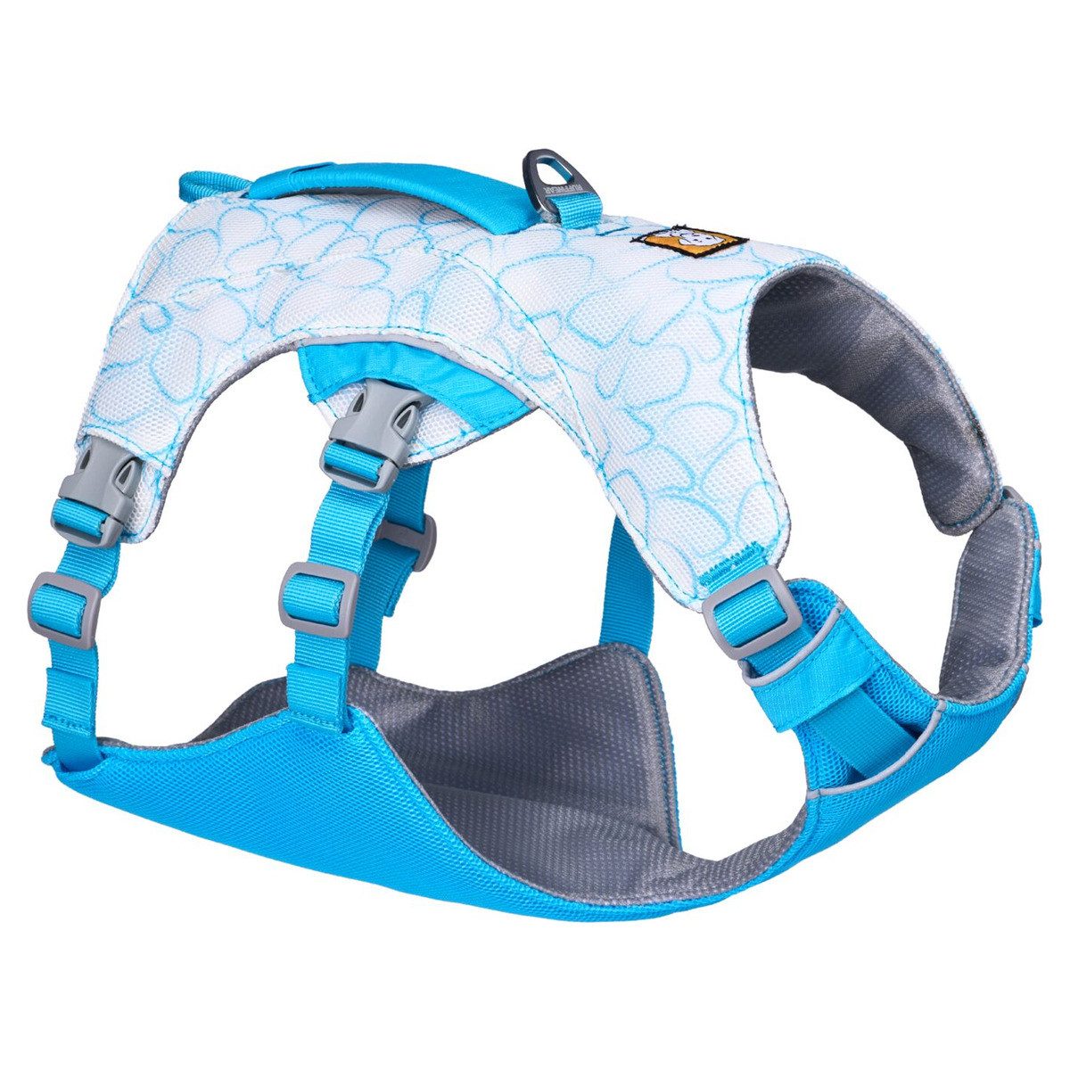 Ruffwear Hunde-Geschirr Kühlgeschirr Swamp Cooler Harness Biolumin Blue